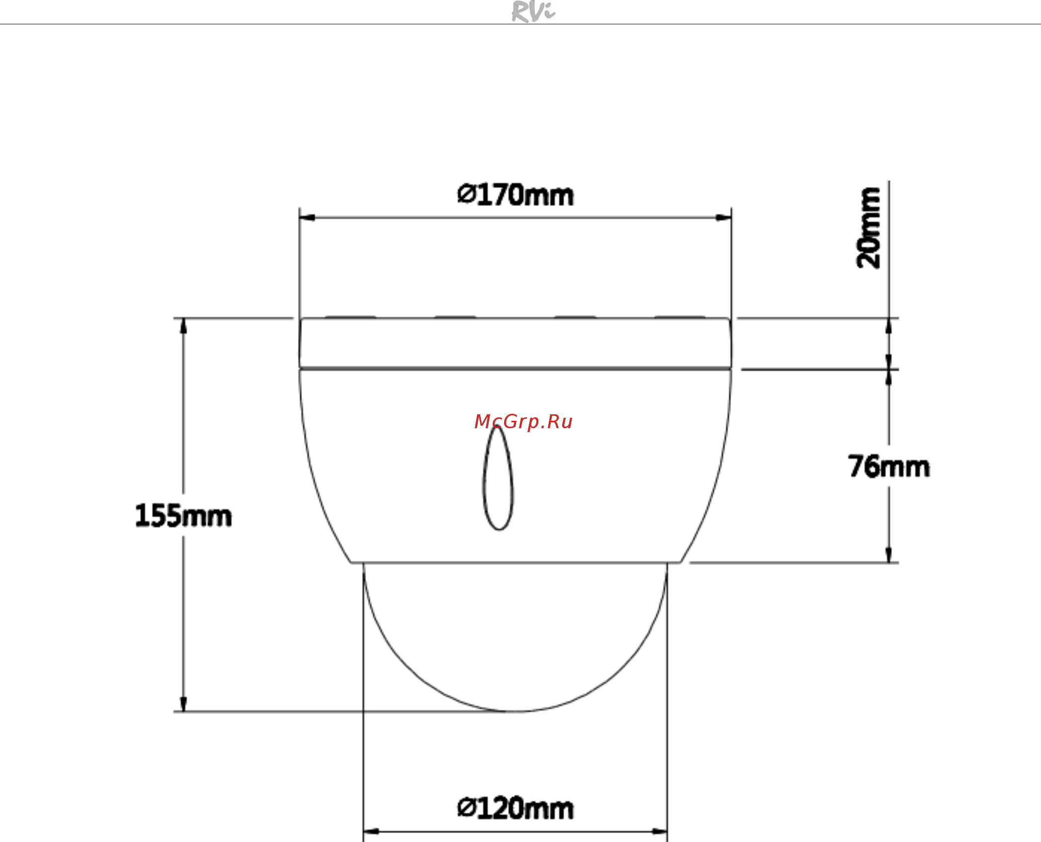 RVi RVi-C51Z23i (3.9-89.7) [5/35] Видеокамера руководство по эксплуатации комплект крепежа