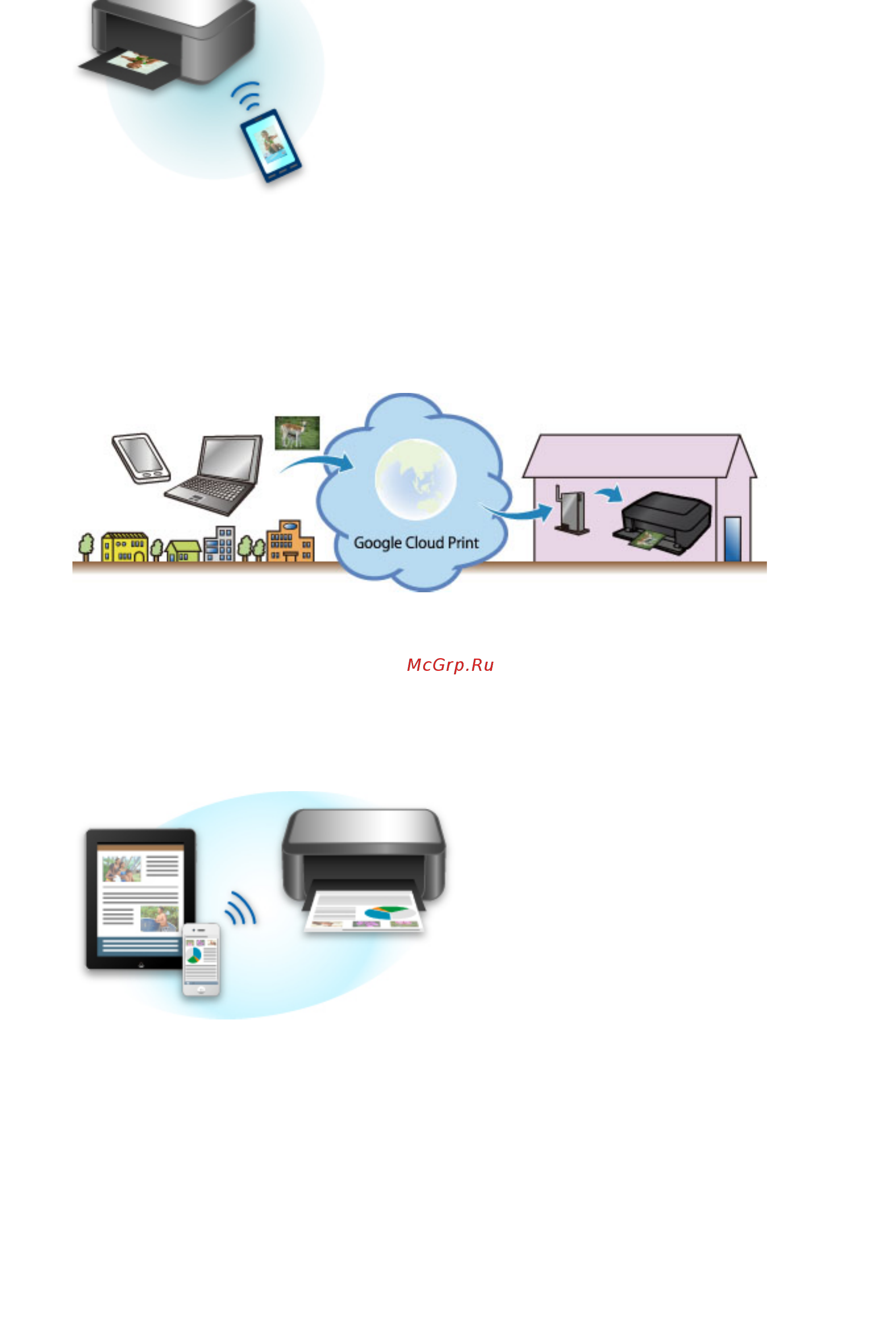 Canon PIXMA MX924 [17/269] Непосредственная печать с ipad iphone или ipod touch с помощью apple airprint