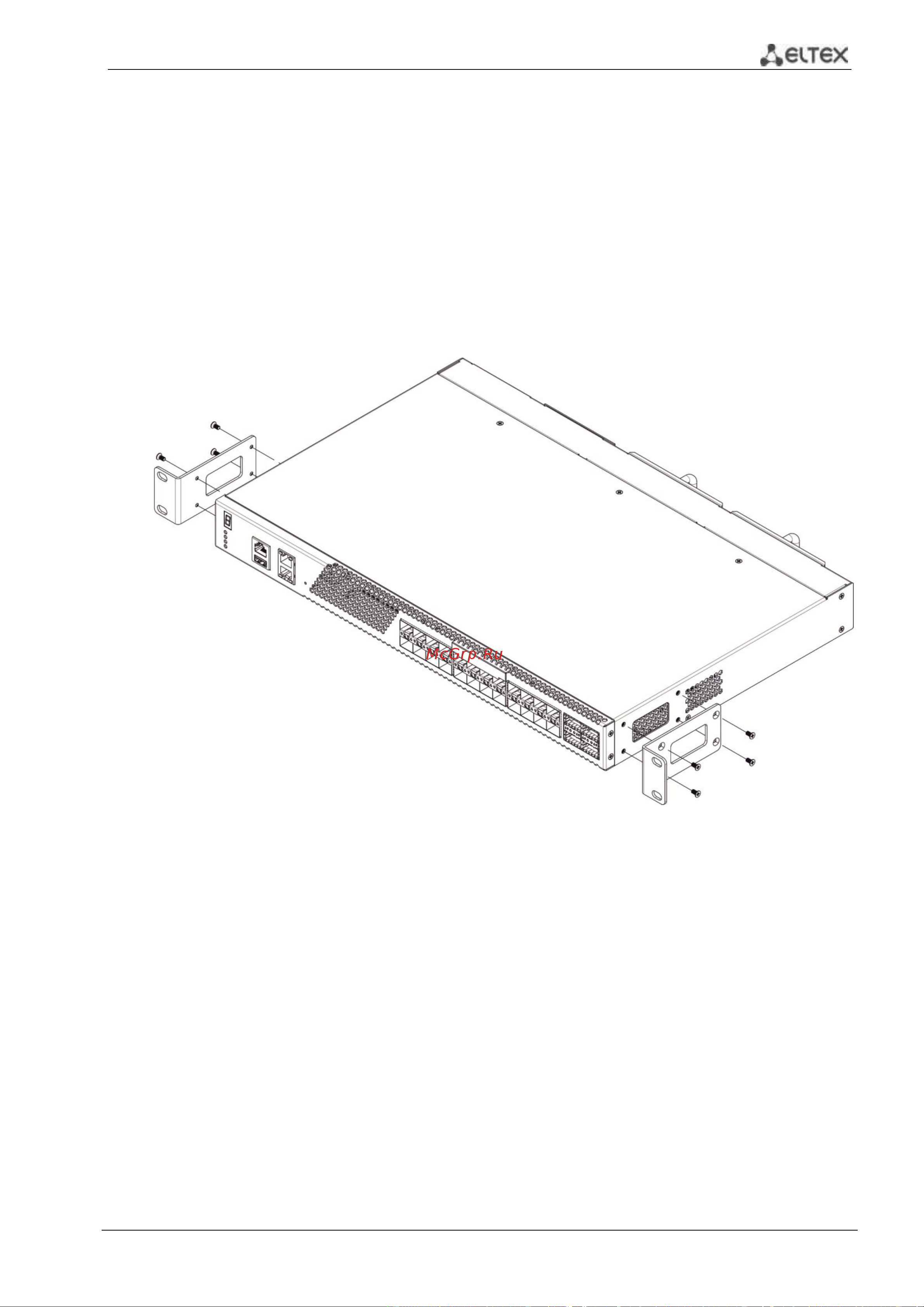 Eltex MES2324P [37/249] Установка и подключение