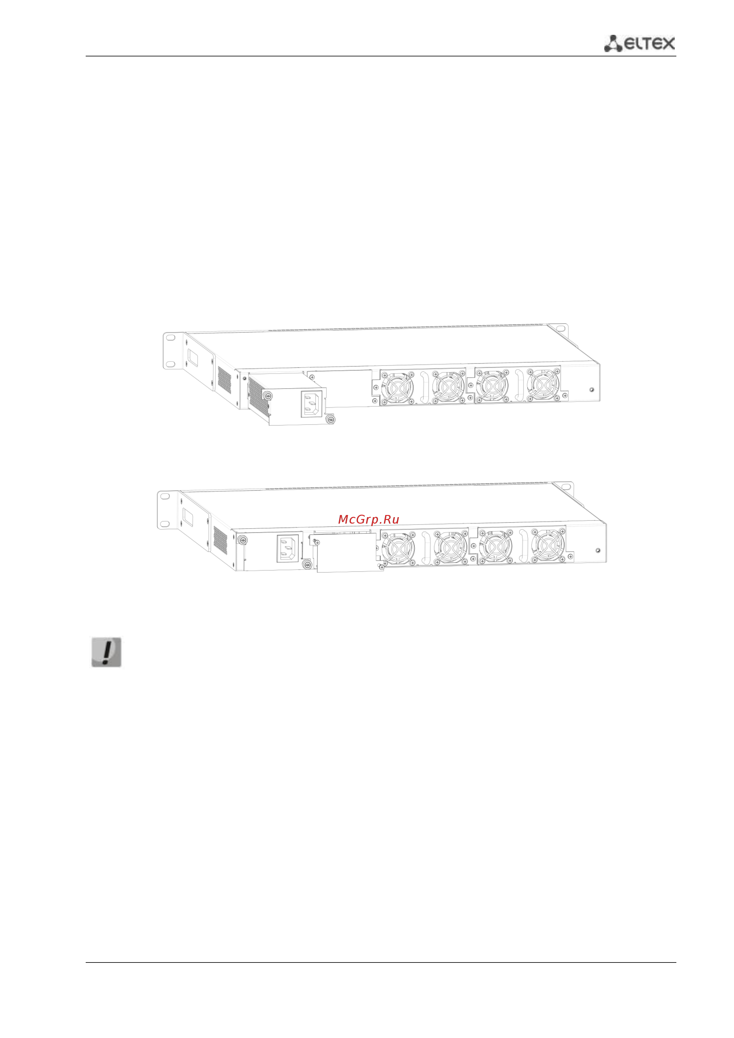 Eltex ESR-1200 [27/125] Установка модулей питания esr 1000 esr 1200