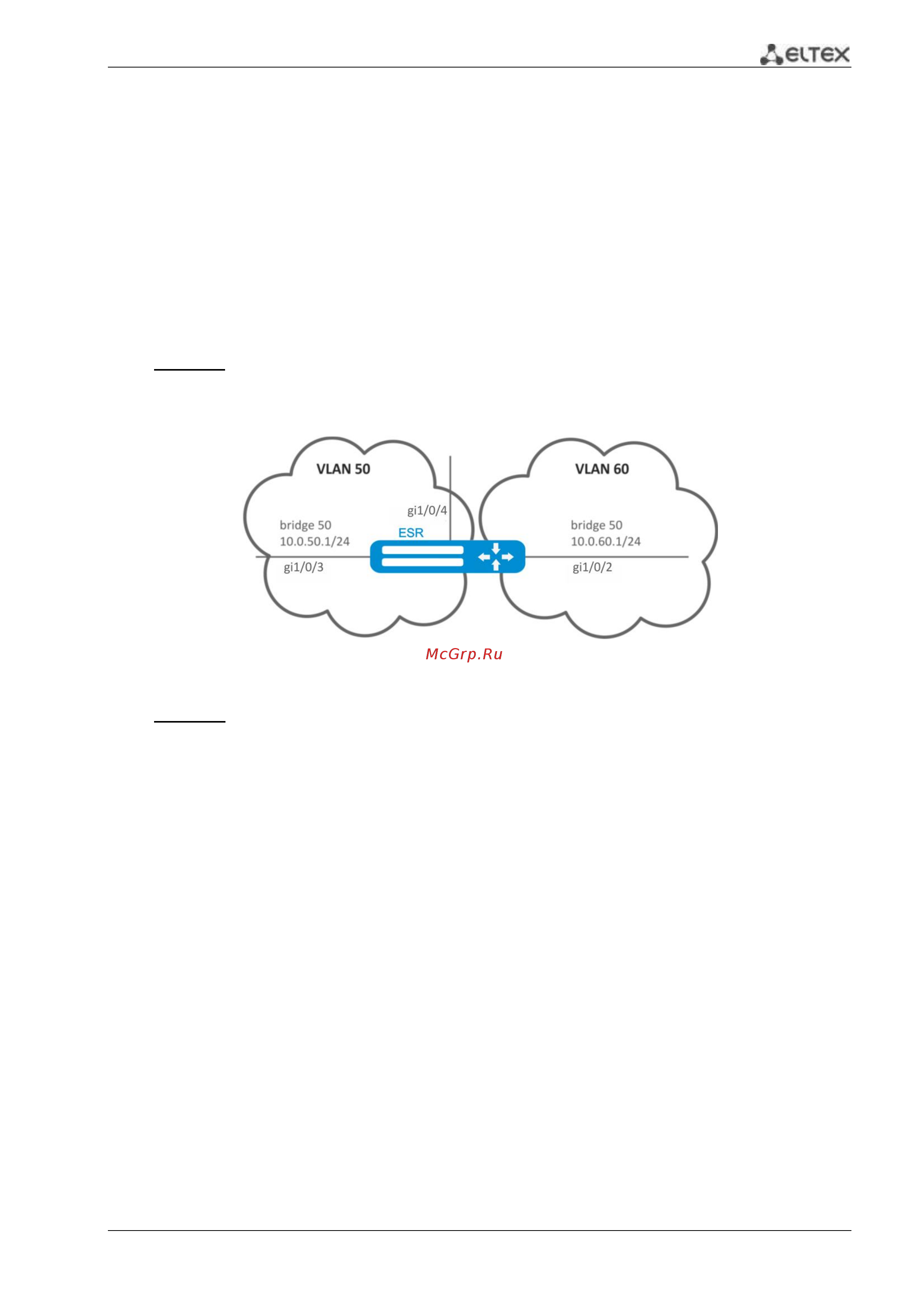 Eltex ESR-10 [47/97] Назначим интерфейсу gi1 0 14 vlan 60
