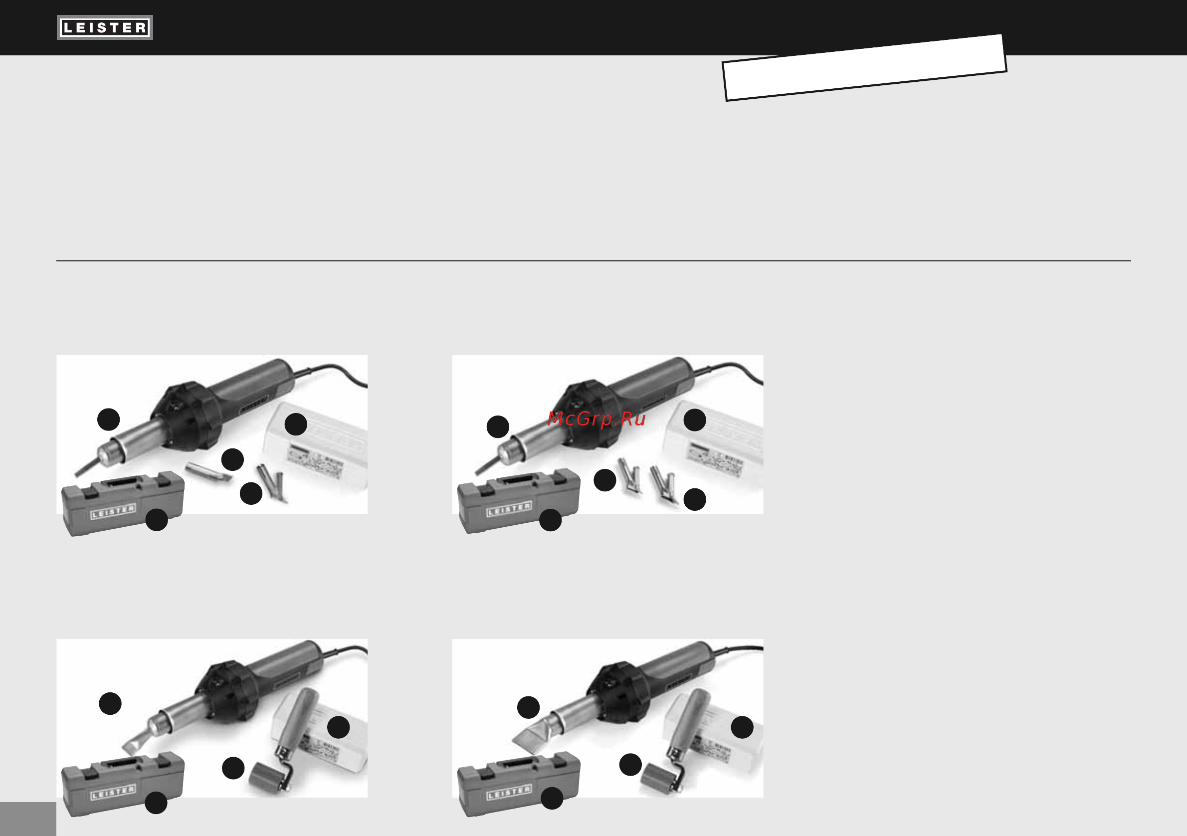 Leister TRIAC BT (Триак BT) [2/36] Made in switzerland