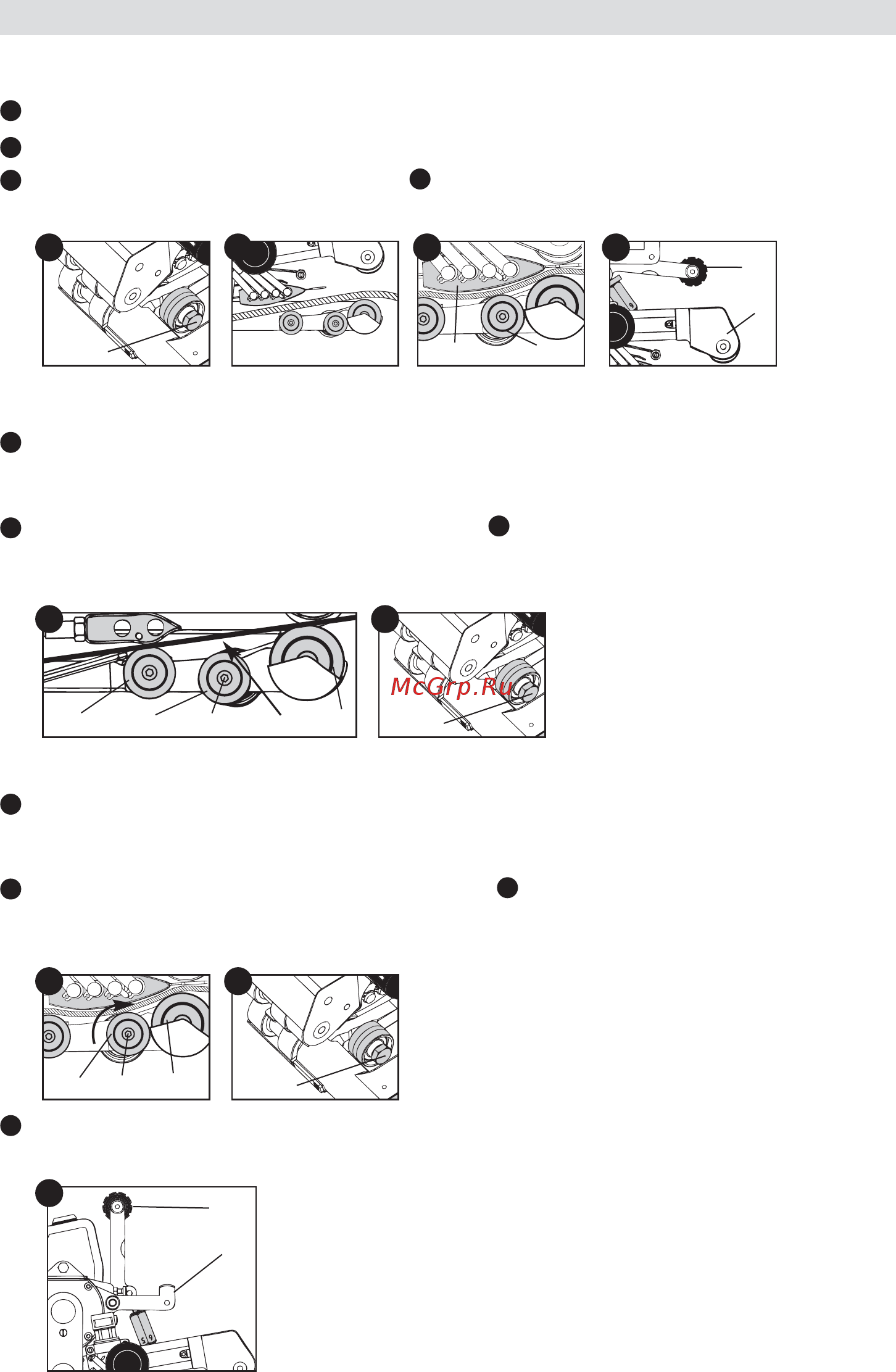 Leister COMET (Комет) [105/112] Регулировка нагревательного клина и направляющего ролика