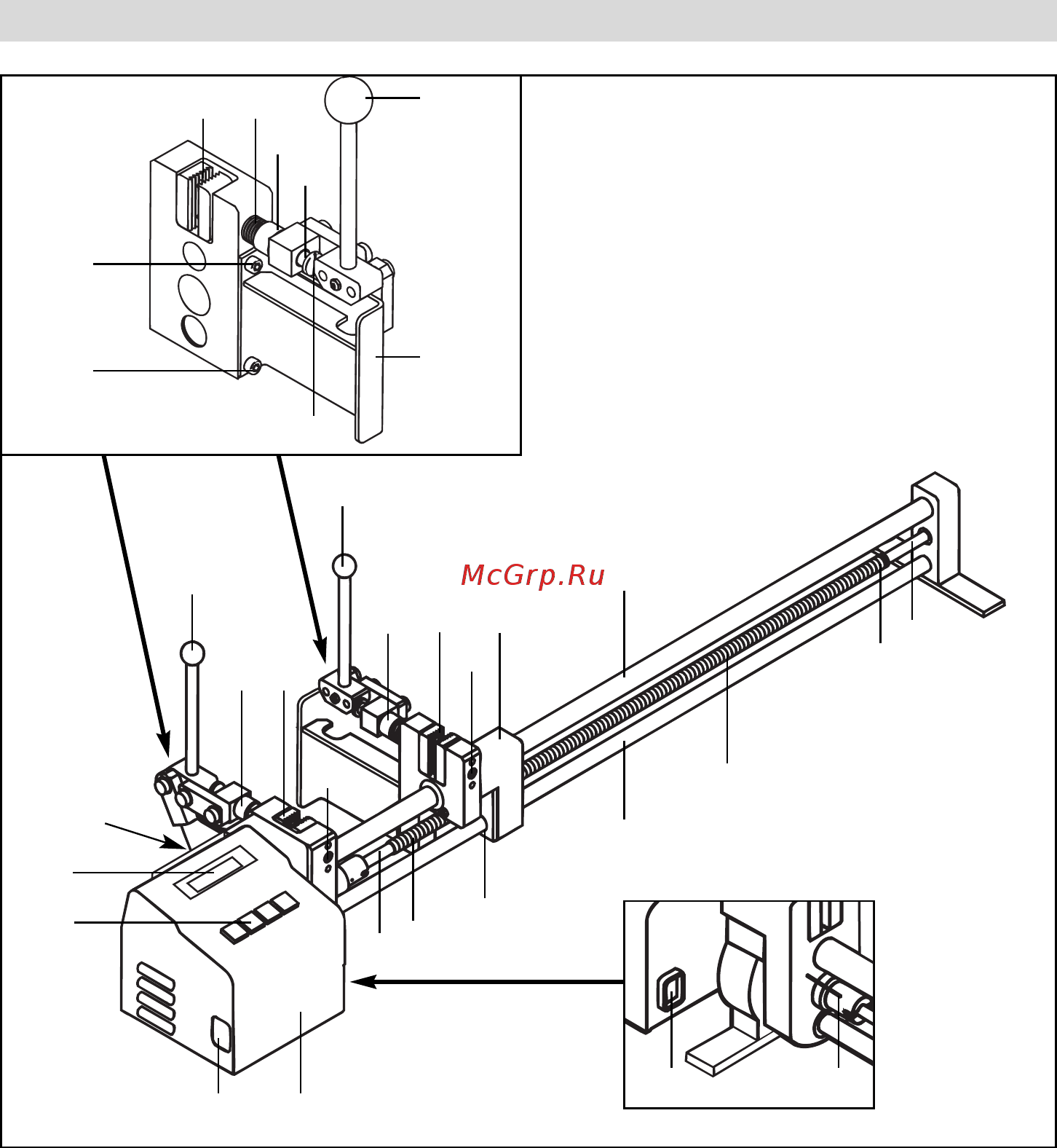 Leister EXAMO (Экзамо) [31/56] Työkalun osat
