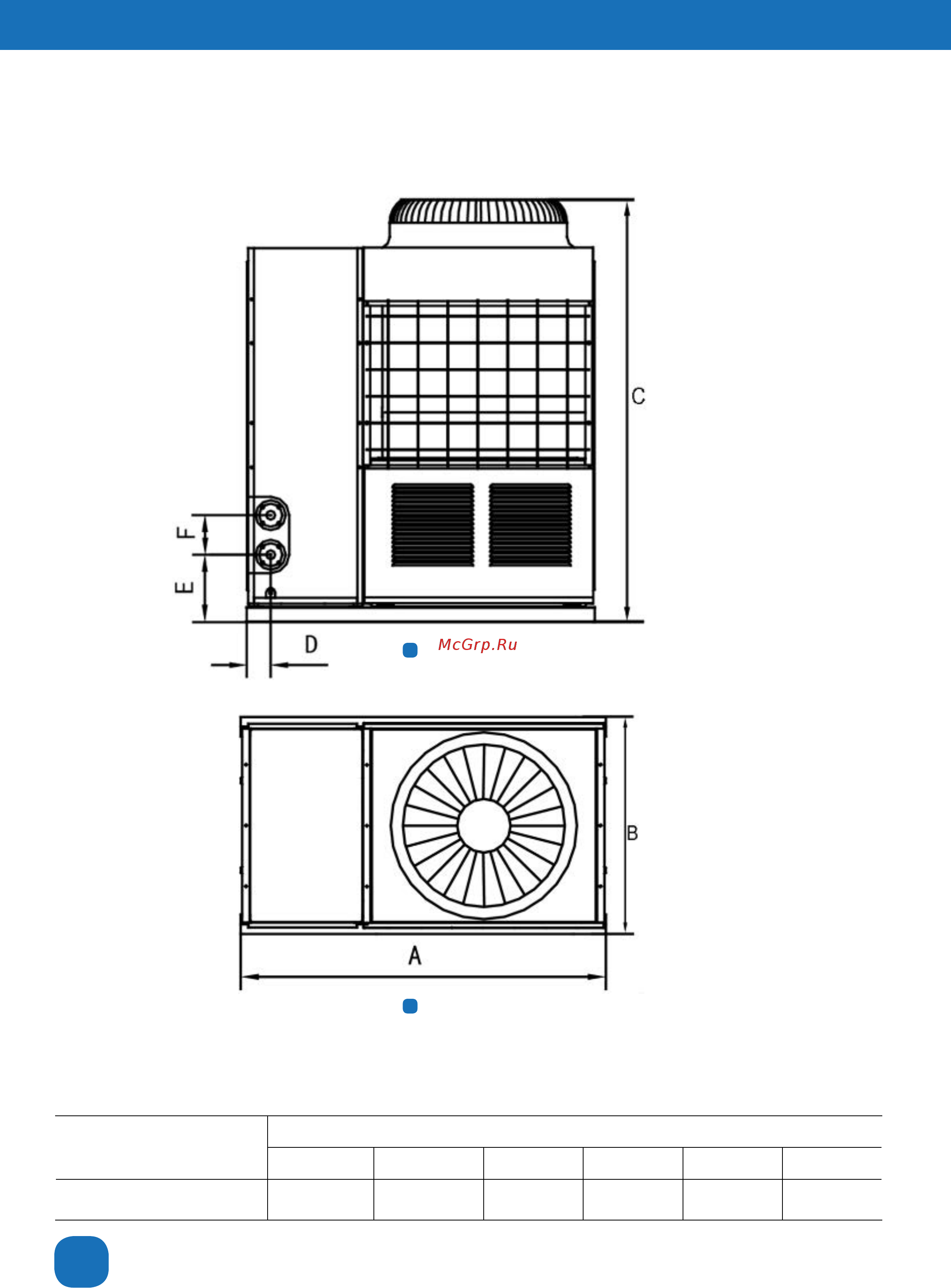 Aerotek ACC-185MFAB/4 [12/92] Габаритные размеры