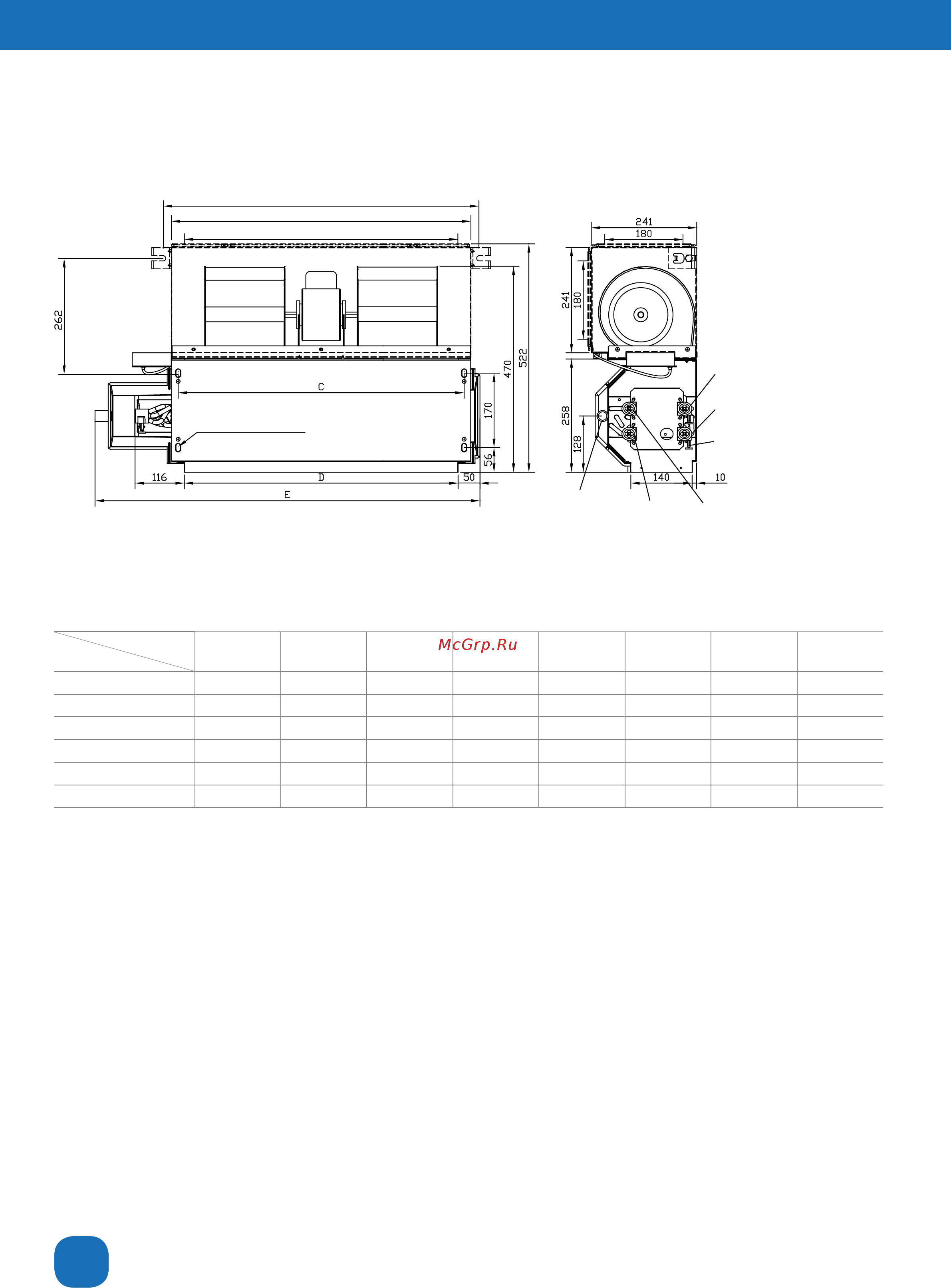 Aerotek ACF-20DM4/3 [8/12] Габаритные размеры