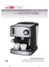 Clatronic ES 3643 schwarz-inox Инструкция по эксплуатации