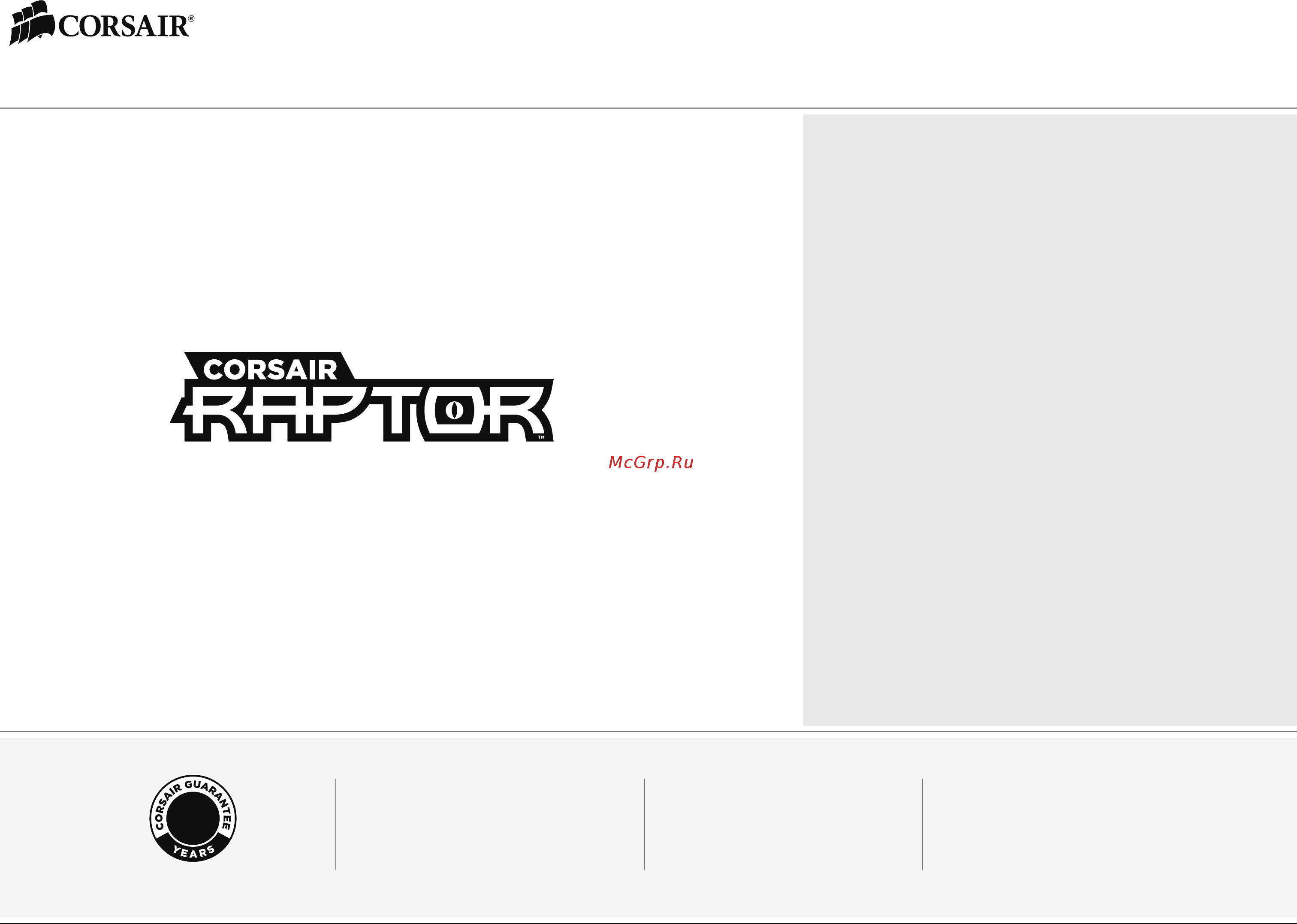 Corsair Gaming Raptor K40 Black USB  [CH-9000223-RU] [10/10] Corsair and the sails logo are registered trademarks and raptor is a trademark of corsair in the united states and or other countries all other trademarks are the property of their respective owners