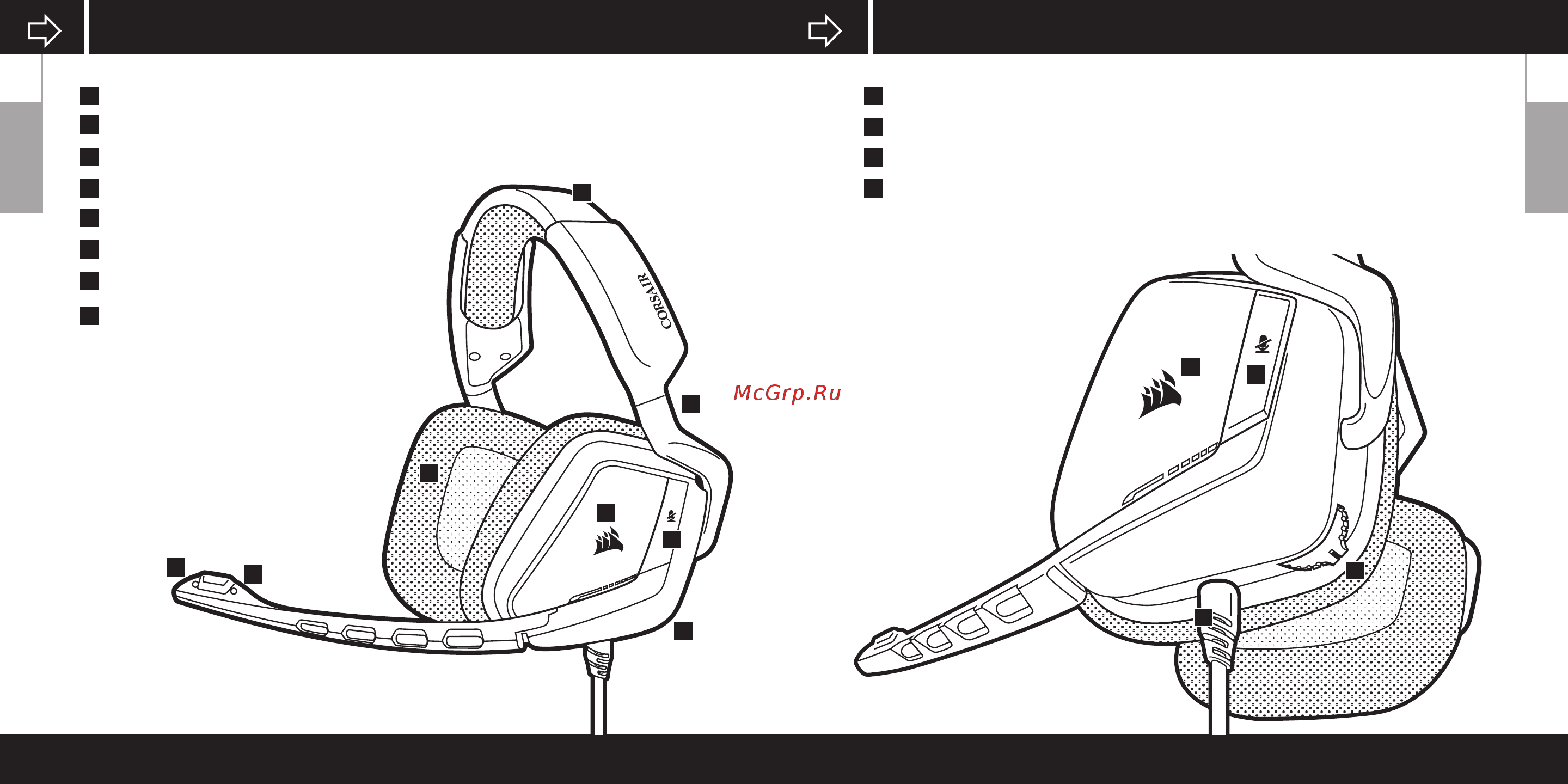 Corsair VOID USB Carbon [3/16] Product detail controls controls and features