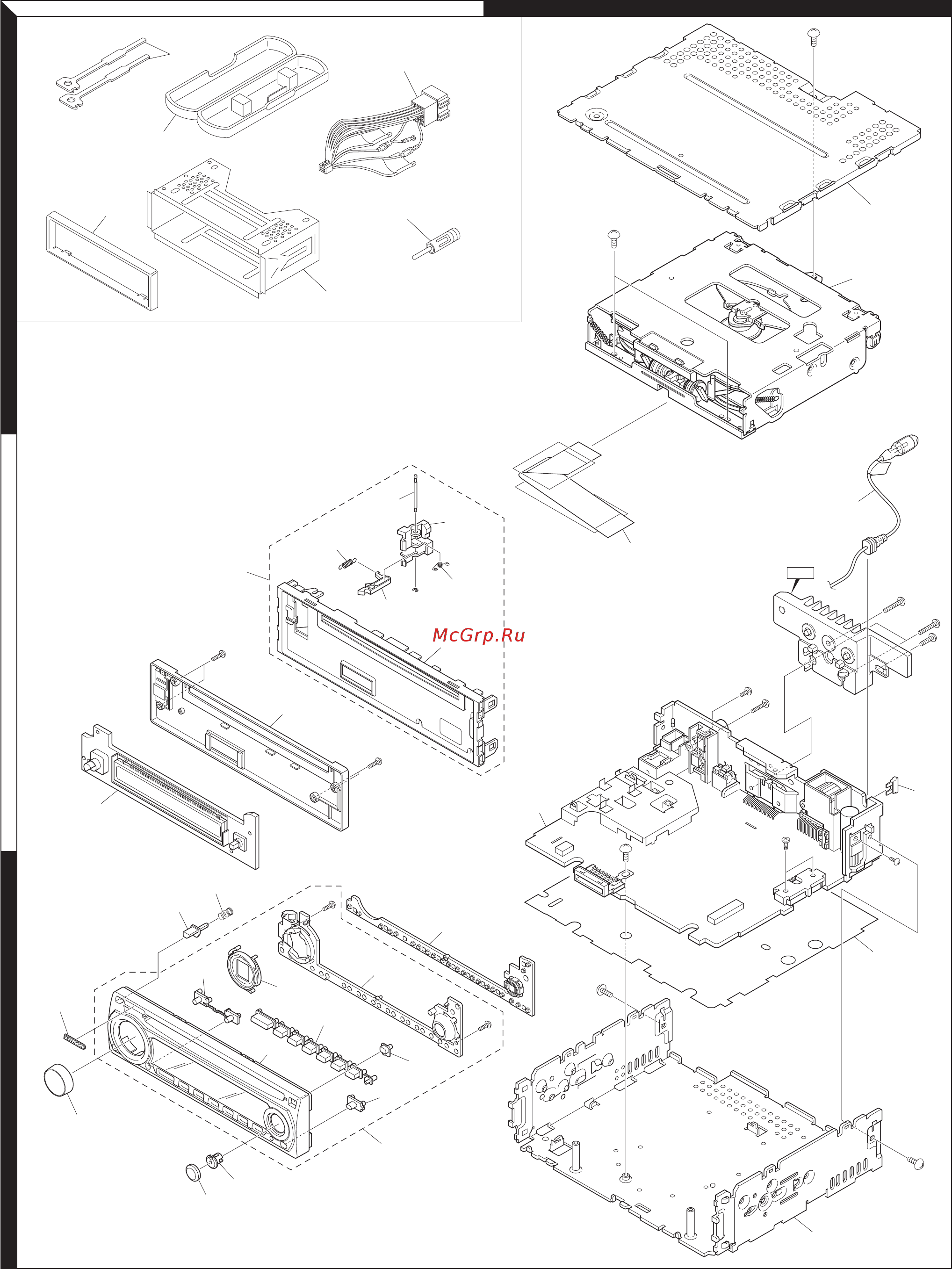 Kenwood KDC-WF431A [27/38] Exploded view unit