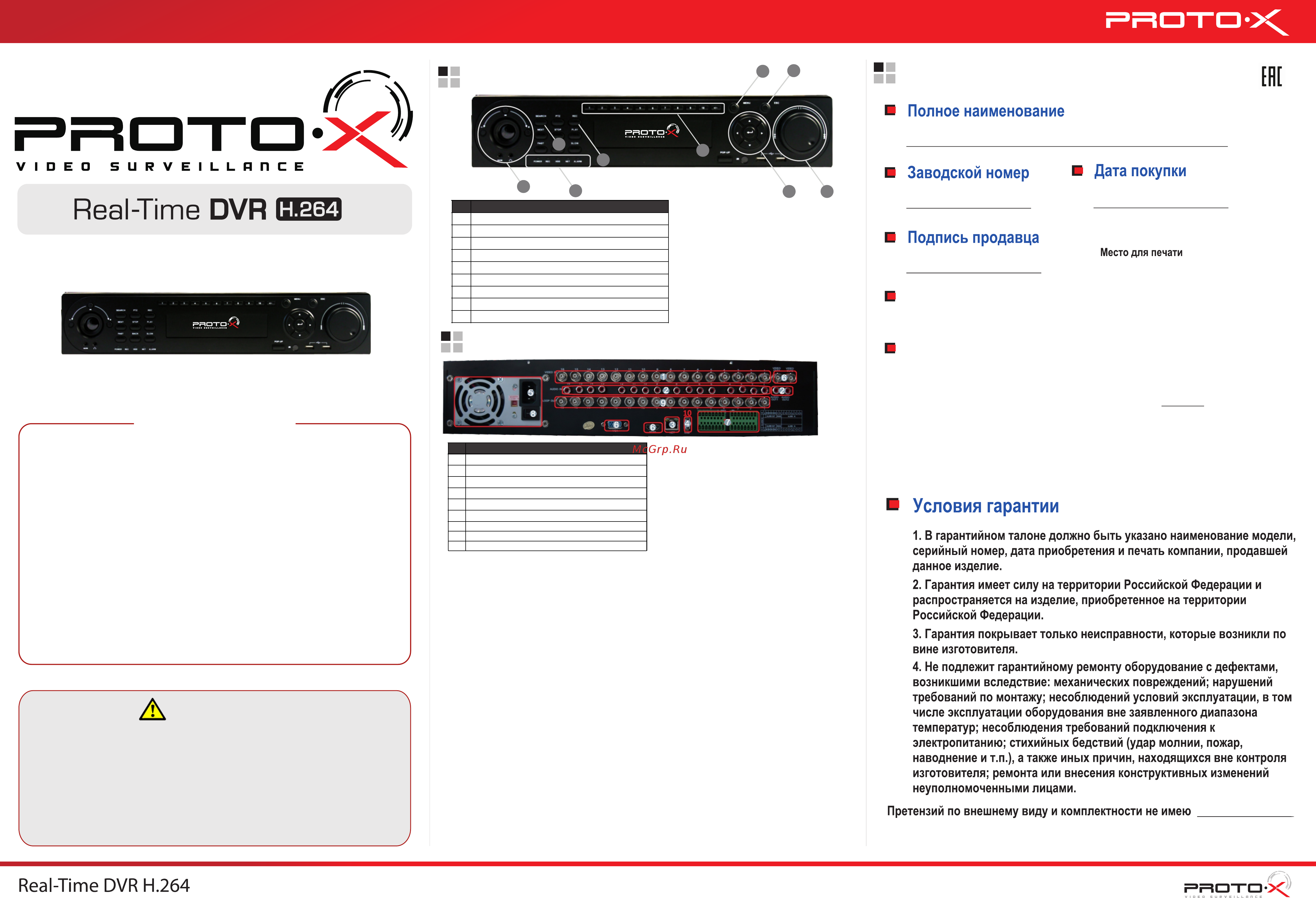 Proto-X PTX-M1616 [2/2] Страница 2