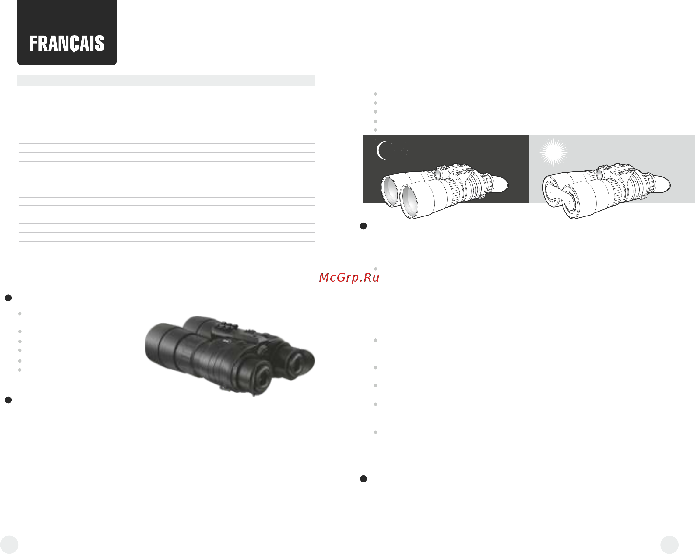 Pulsar Edge GS 2.7x50 [5/14] Precautions d usage