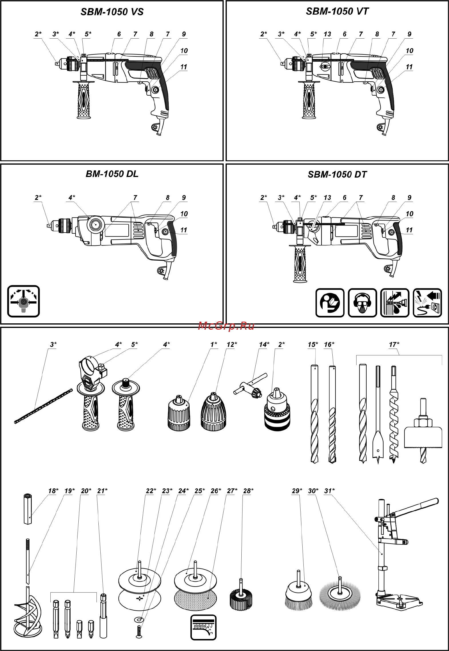 DWT SBM-1050 DT [4/176] Page 4