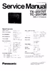 Panasonic TX-25V70T Service Manual