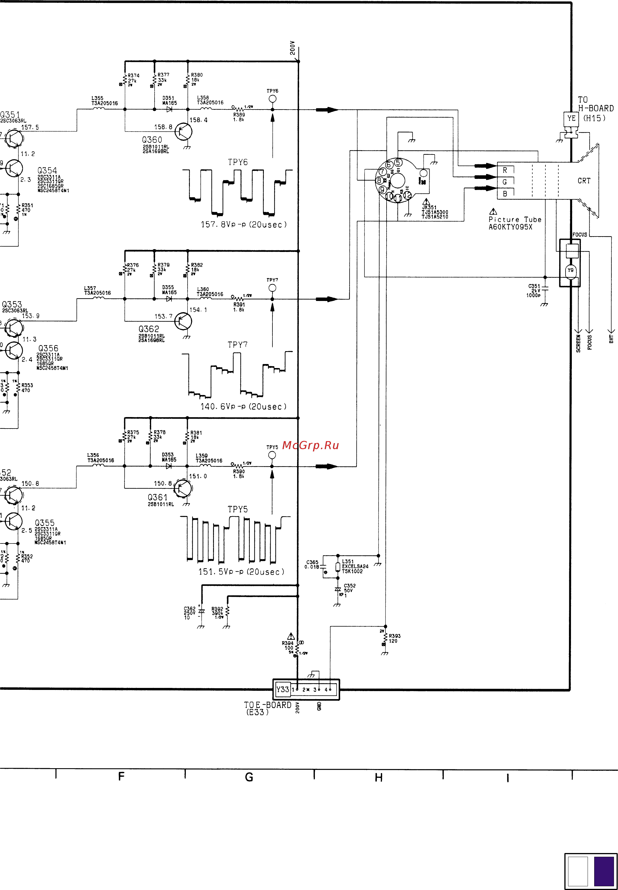 Panasonic TX-25V70T Service Manual онлайн [26/50] 33063