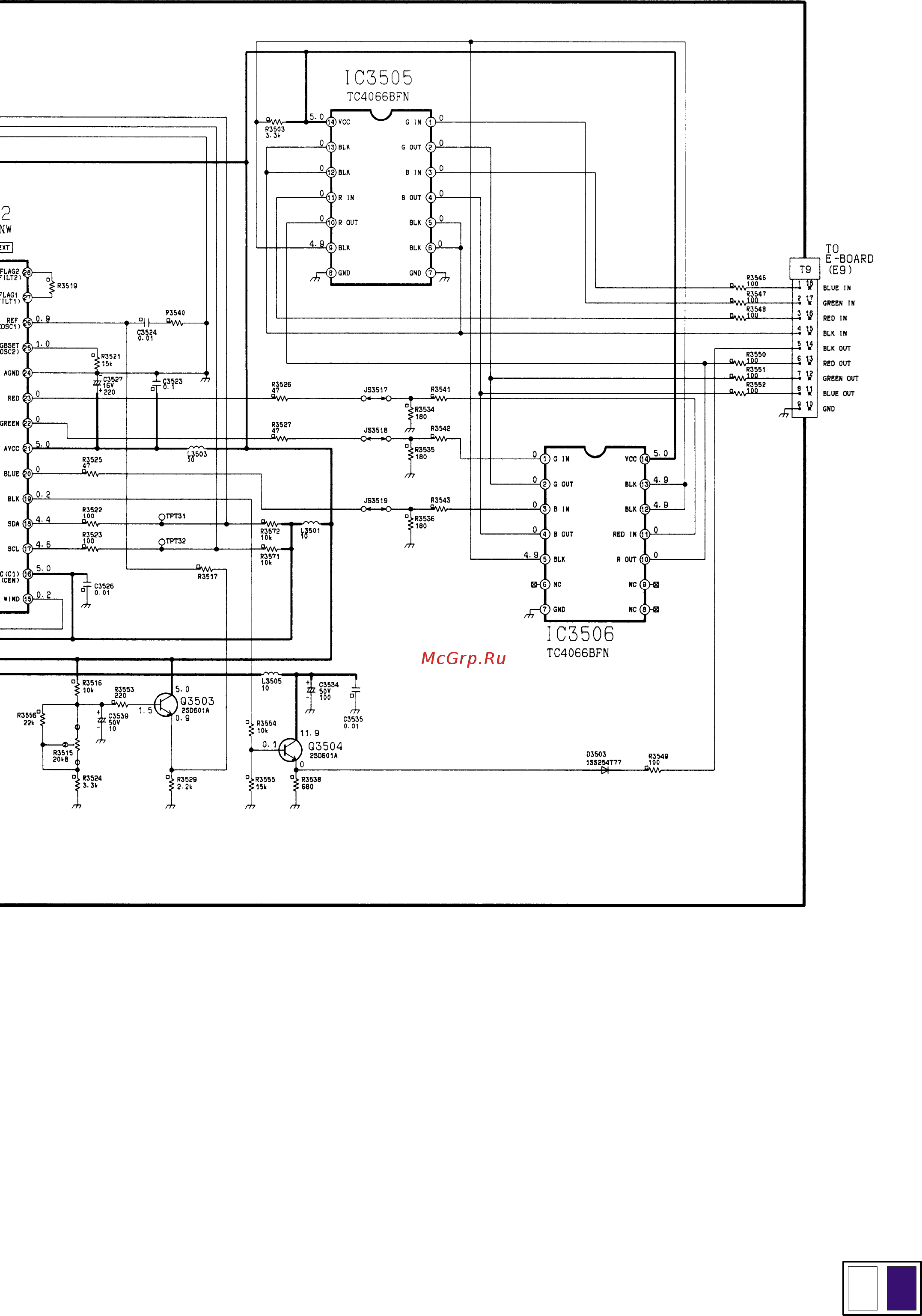 Panasonic TX-25V70T [28/50] То e board e9