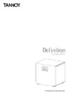 Tannoy Definition Subwoofer Инструкция по эксплуатации