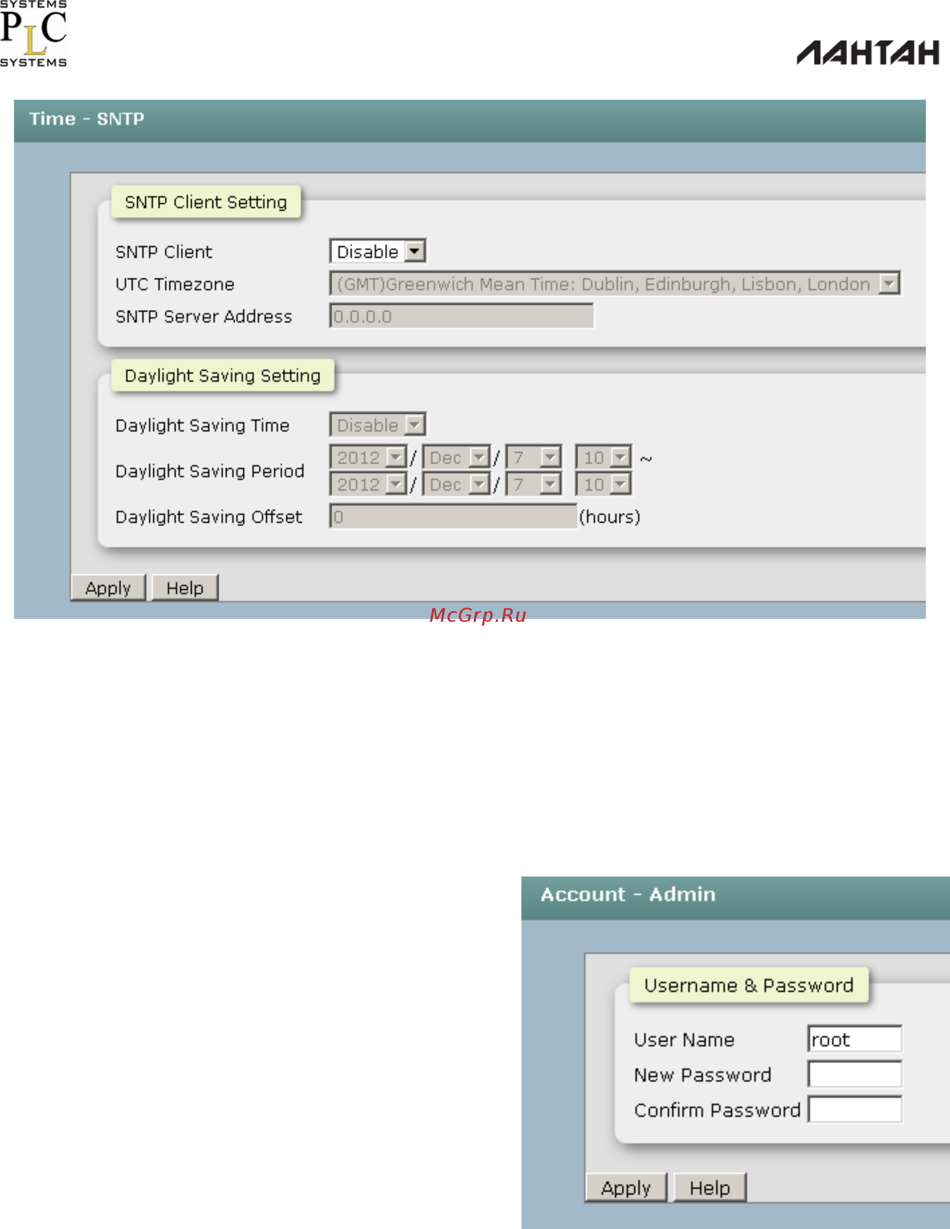 Лантан SD-4008 [31/101] Учетная запись account admin