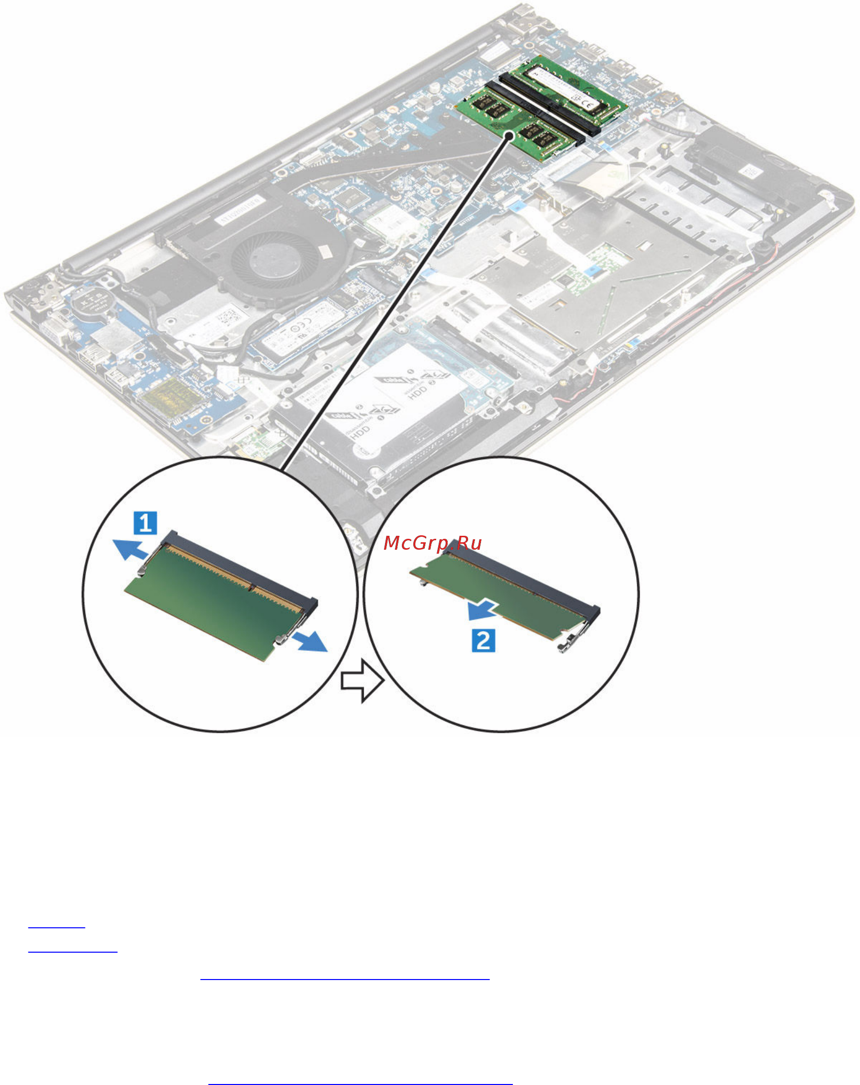 Dell Vostro 5568, 5568-2907 [21/84] Installing the memory module