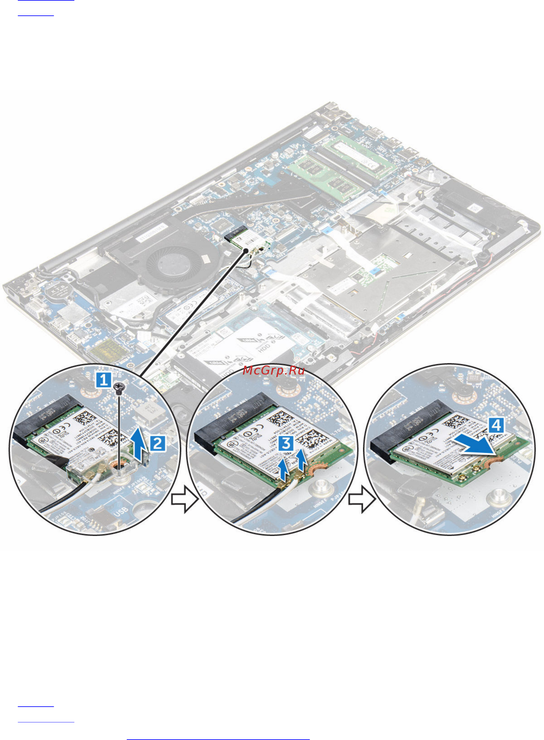 Dell Vostro 5568, 5568-7643 [22/84] Installing the wlan card