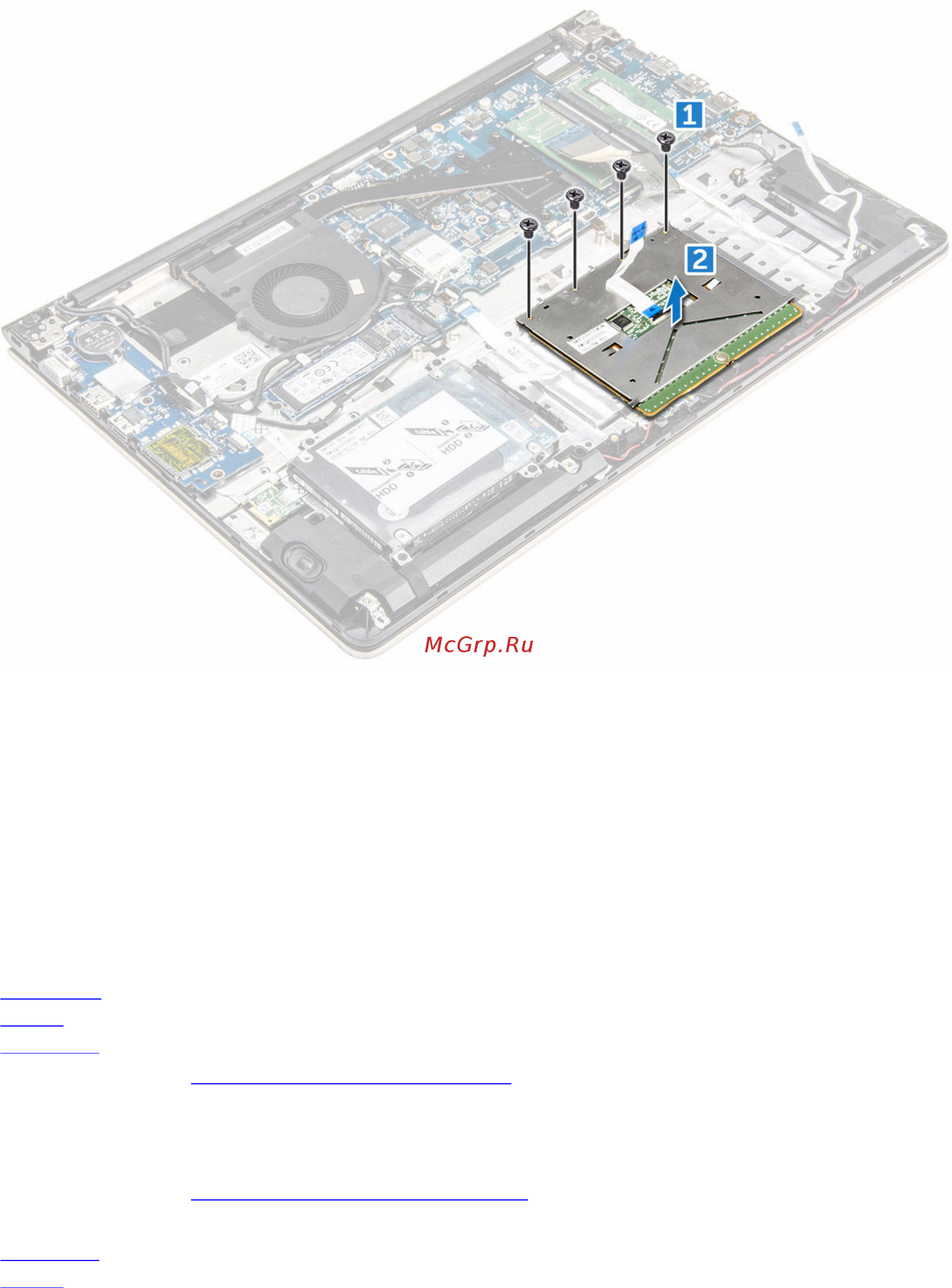 Dell Vostro 5568, 5568-3003 [25/84] Installing the touch pad