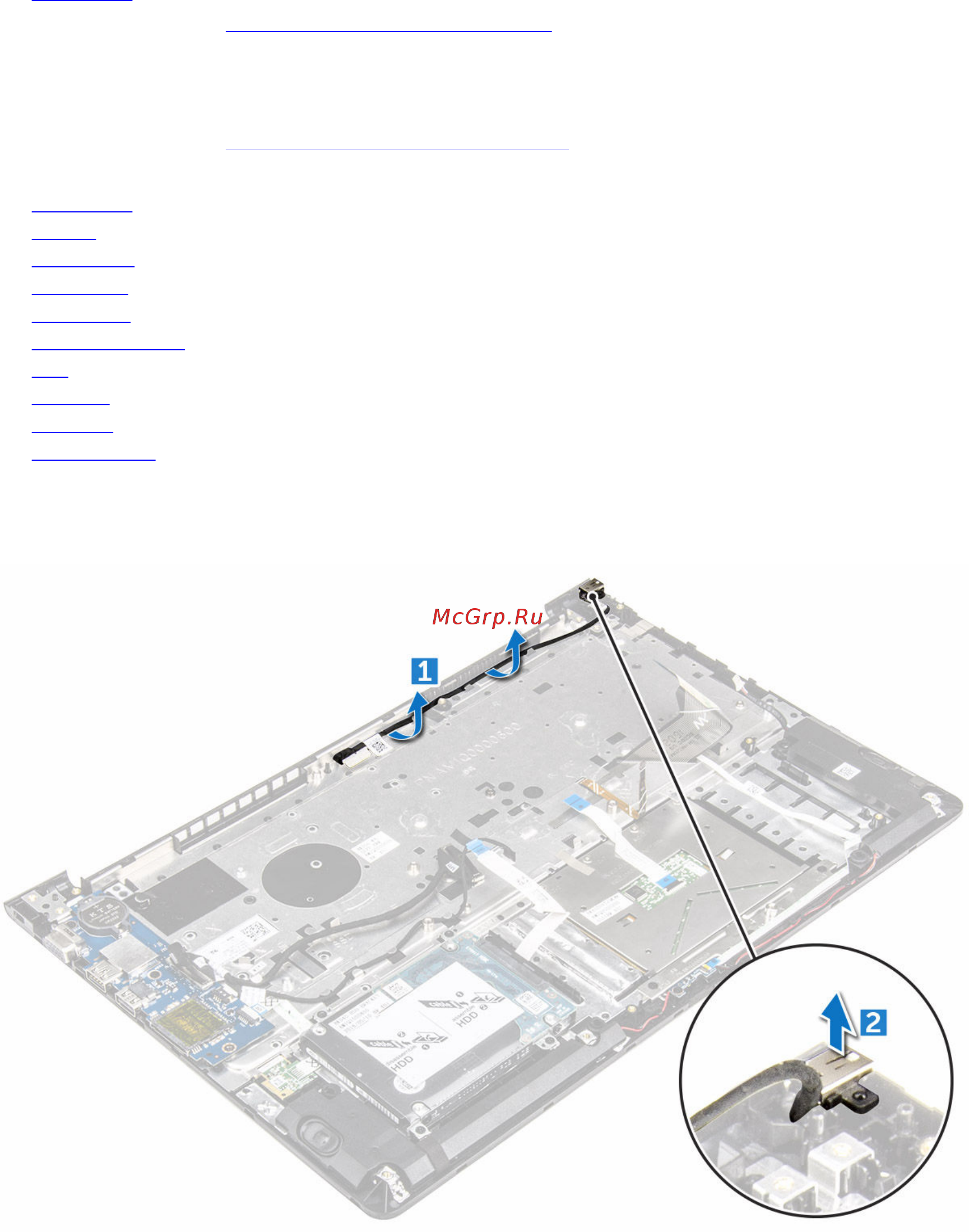 Dell Vostro 5568, 5568-3010 [47/84] Removing the power connector