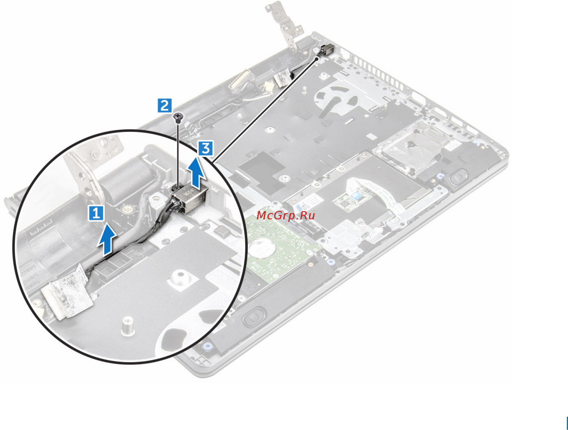 Dell Vostro 3568, 3568-8630 [38/86] Разъем питания