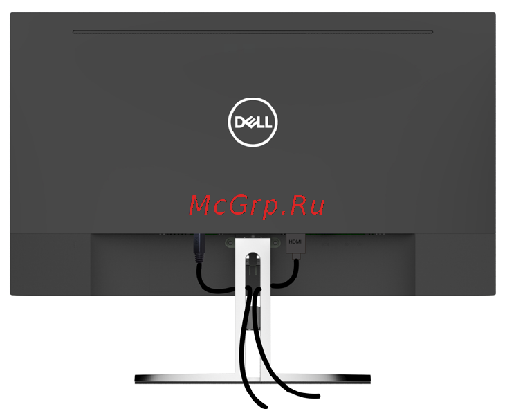 Dell S2418HN [20/47] Укладка кабелей