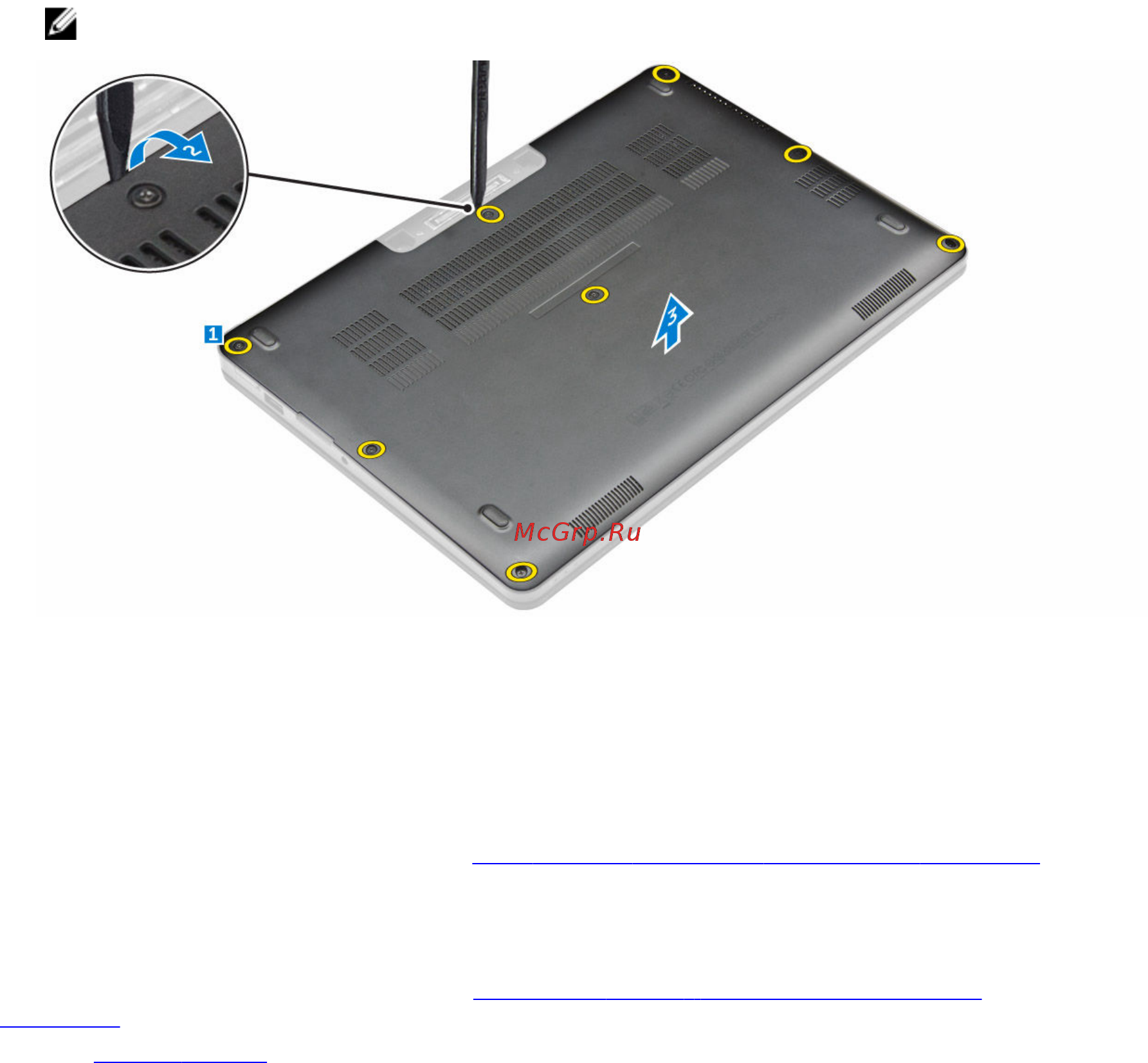 Dell Latitude E7270, 7270-0547 [11/66] Установка нижней крышки