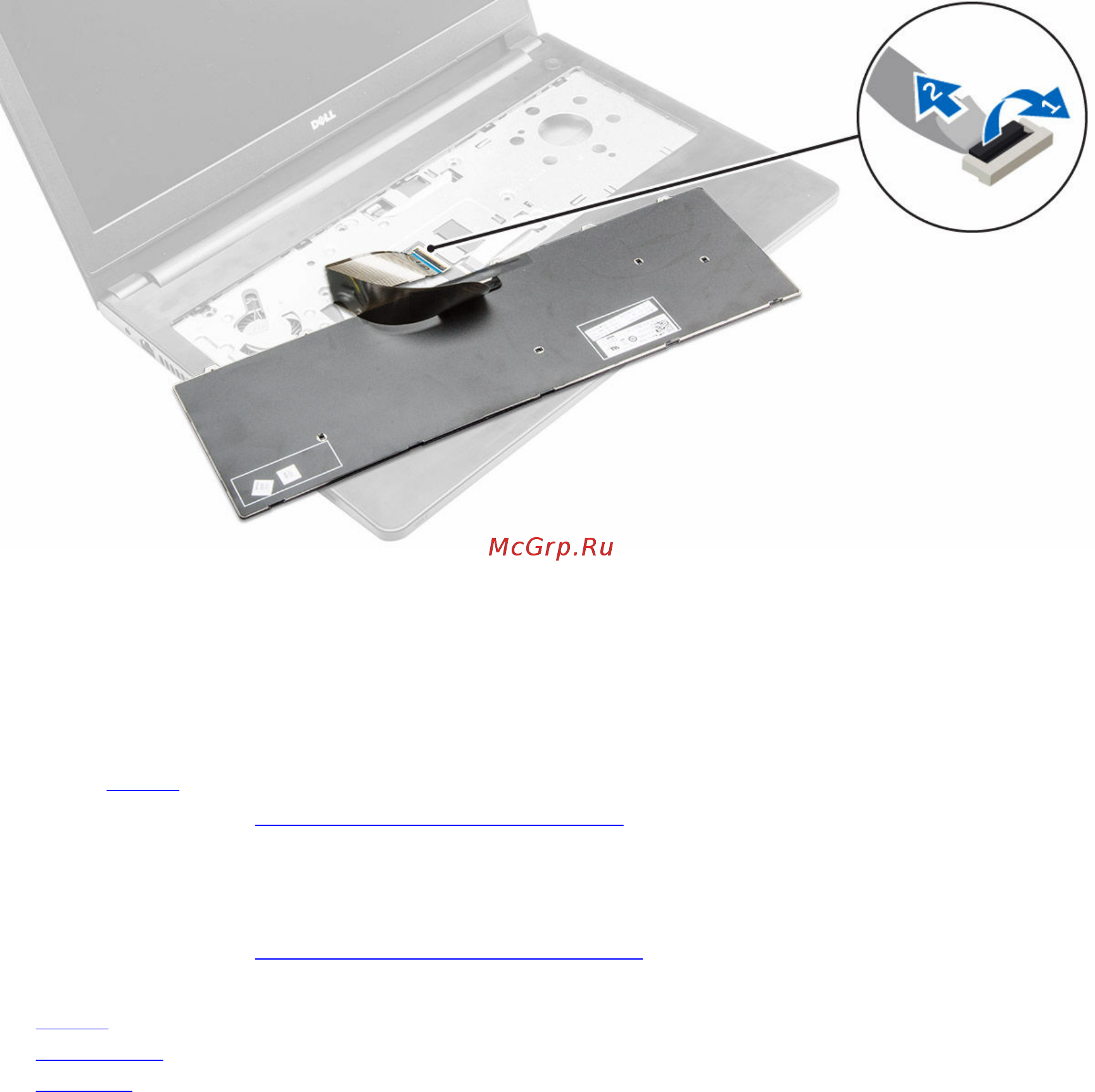 Dell Vostro 3565, 3565-0506 [17/64] Installing the keyboard