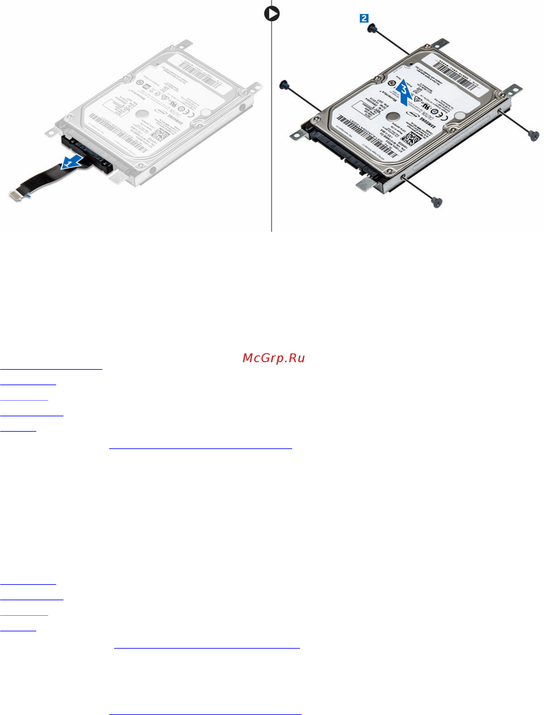 Dell Vostro 3565, 3565-0490 [20/64] Installing the hard drive into the hard drive bracket