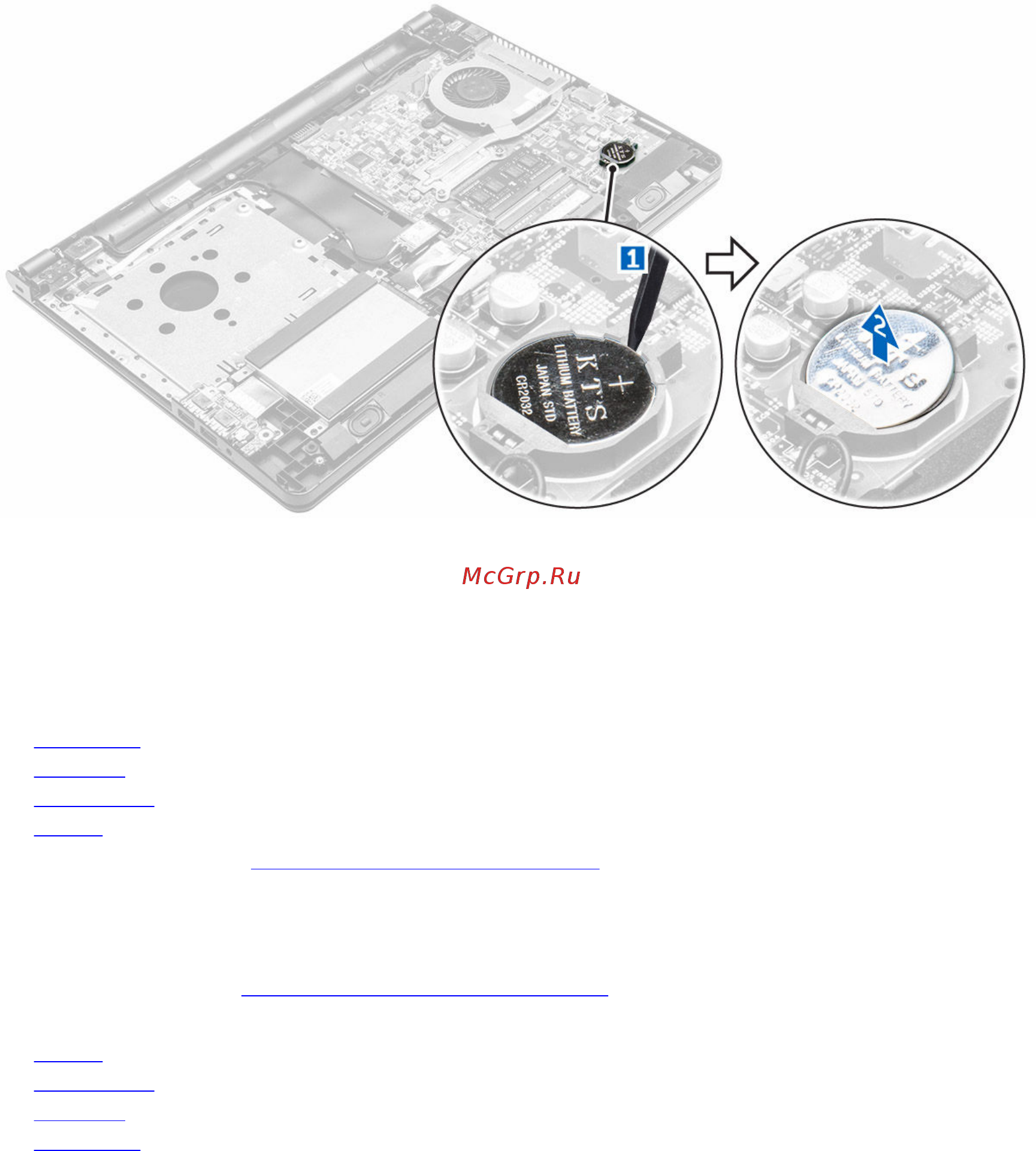 Dell Vostro 3565, 3565-0506 [22/64] Installing the coin cell battery