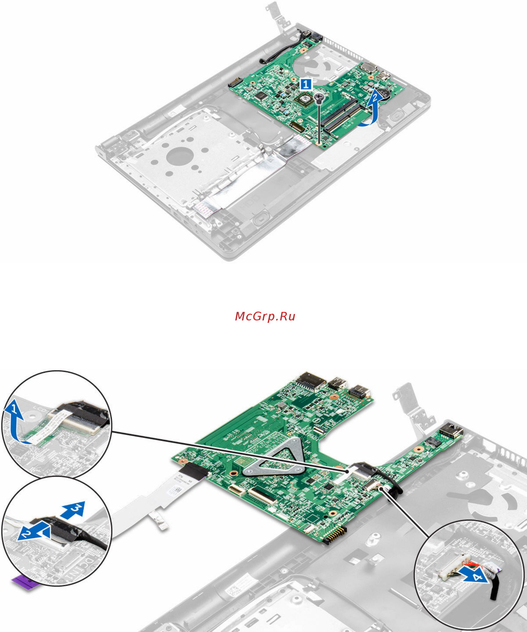 Dell Vostro 3565, 3565-0490 [28/64] Installing the system board