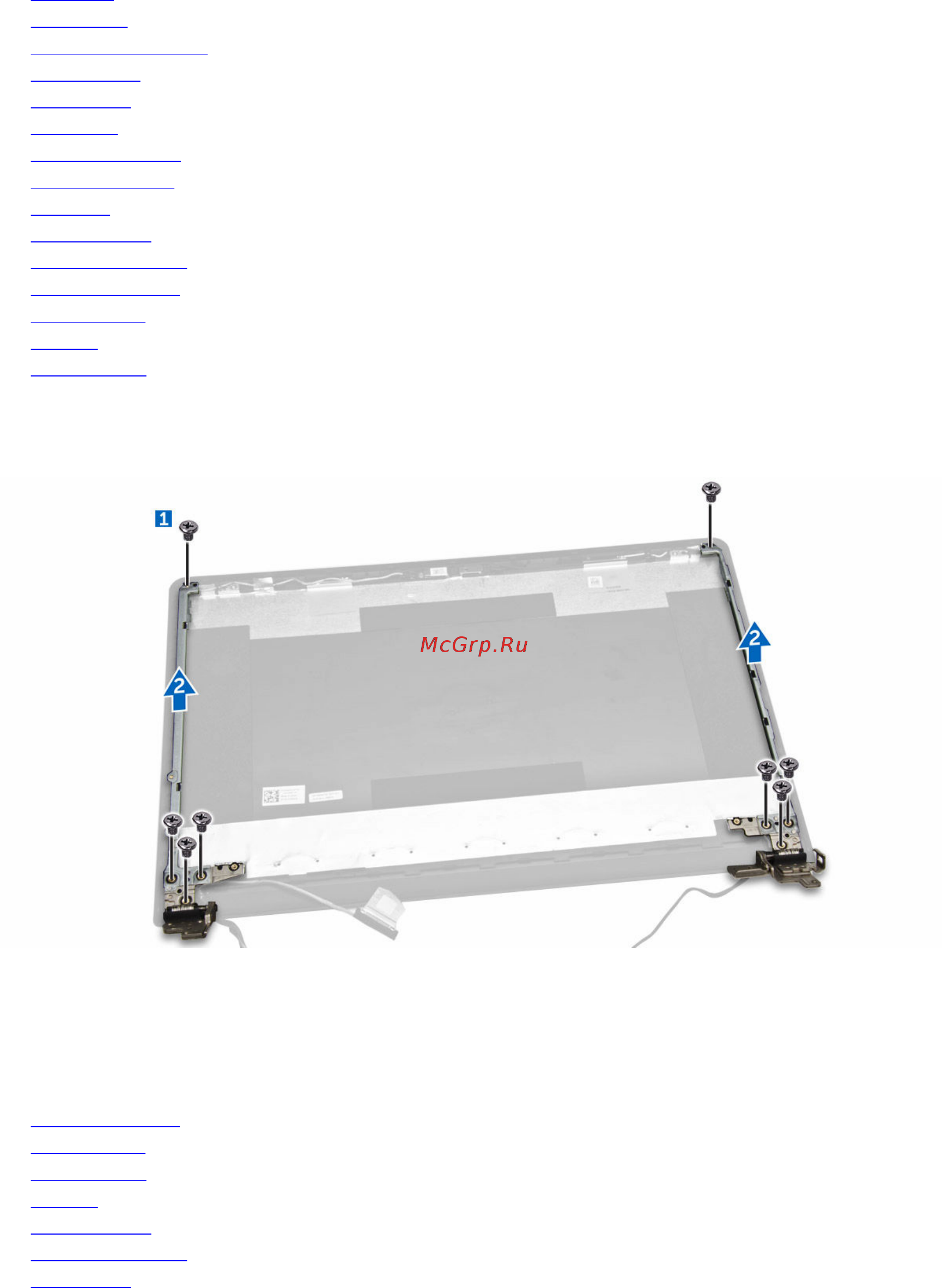 Dell Vostro 3565, 3565-0490 [37/64] Installing the display hinges