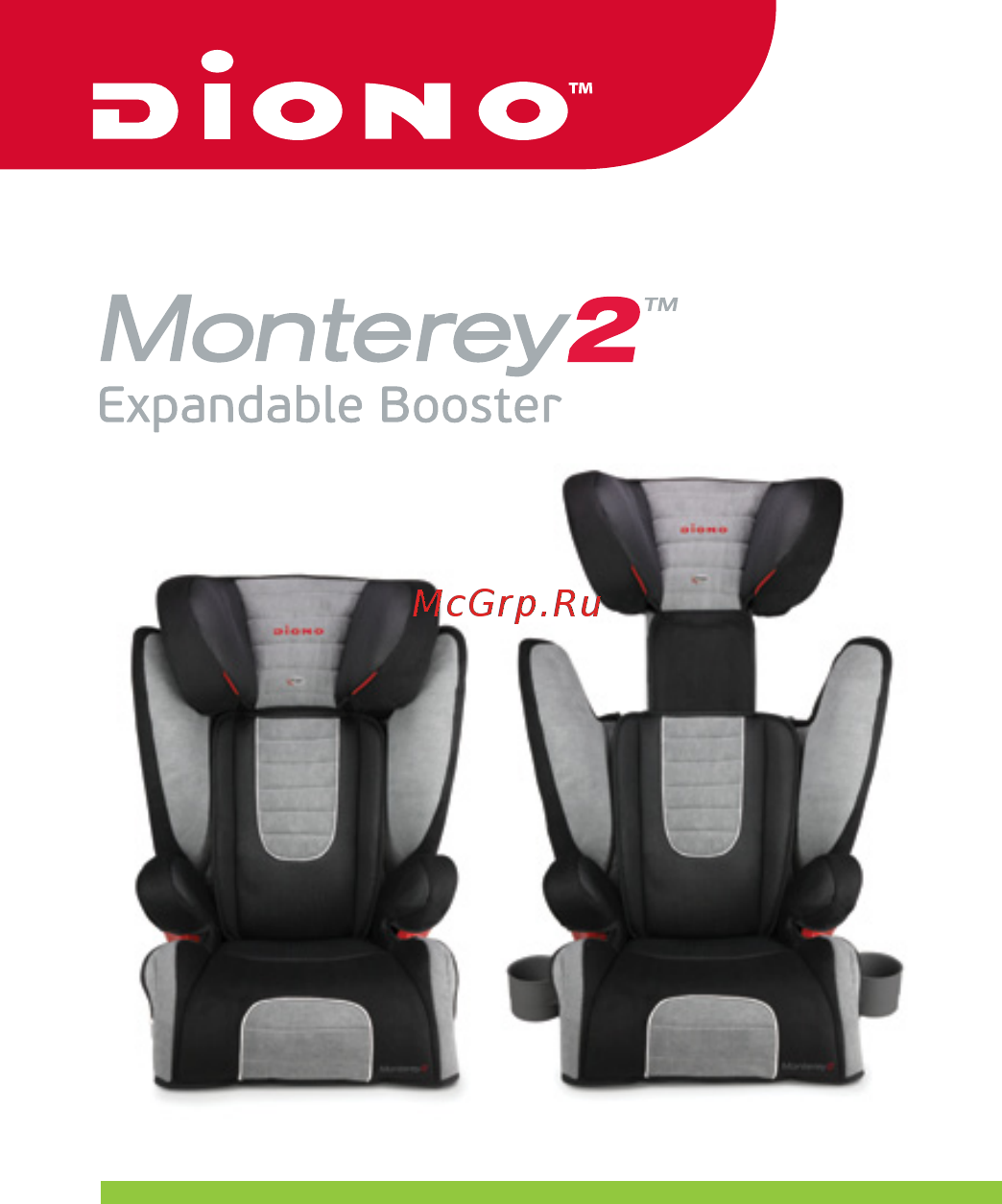 Diono Monterey 2 Tan Инструкция по эксплуатации онлайн