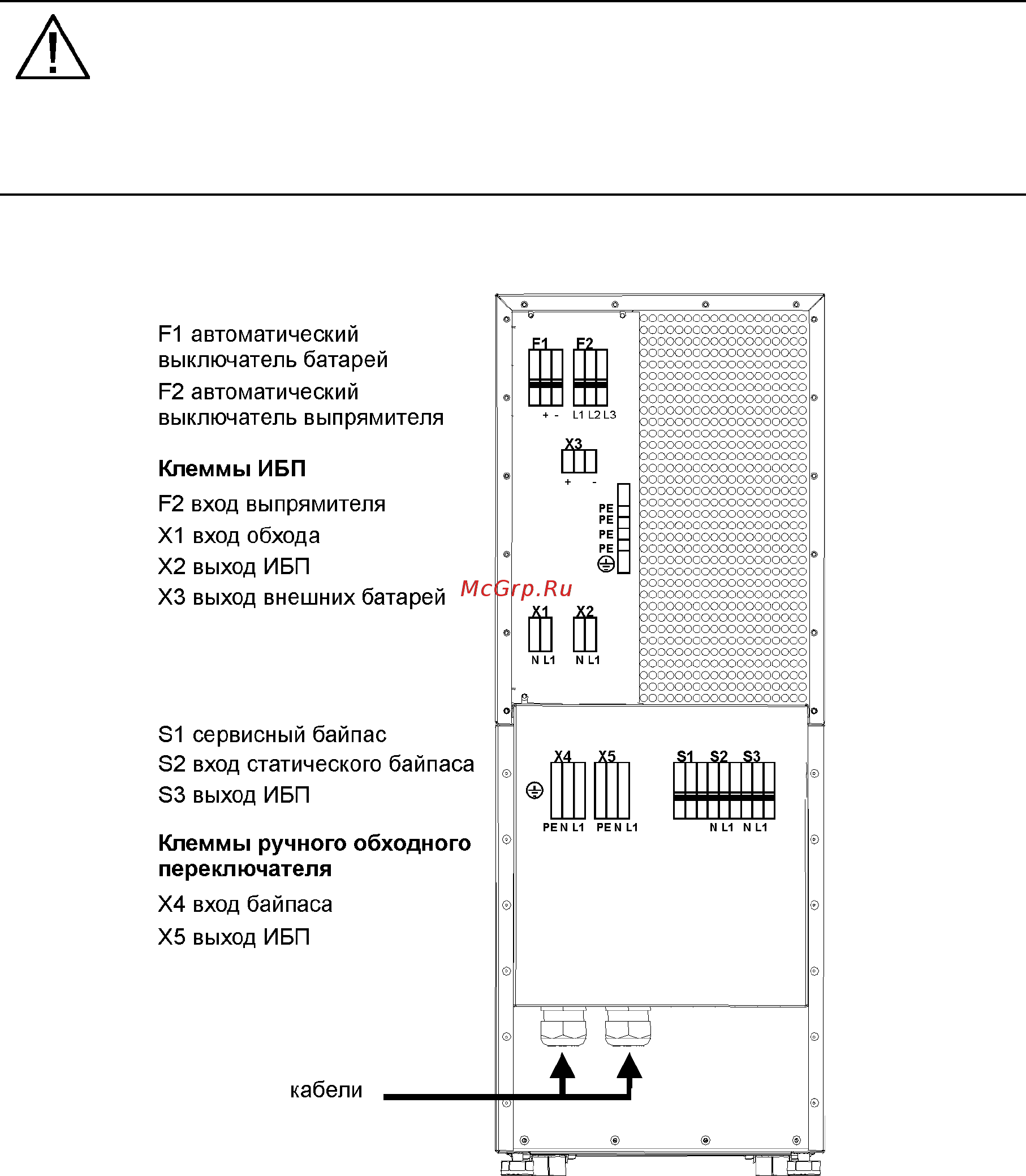 Eaton Powerware 9155-10-n-10-32x9ah-mbs [13/56] Электрическоеподключение