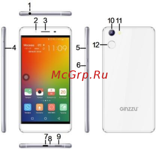 Ginzzu S5140 White Руководство пользователя онлайн [7/28] 222011