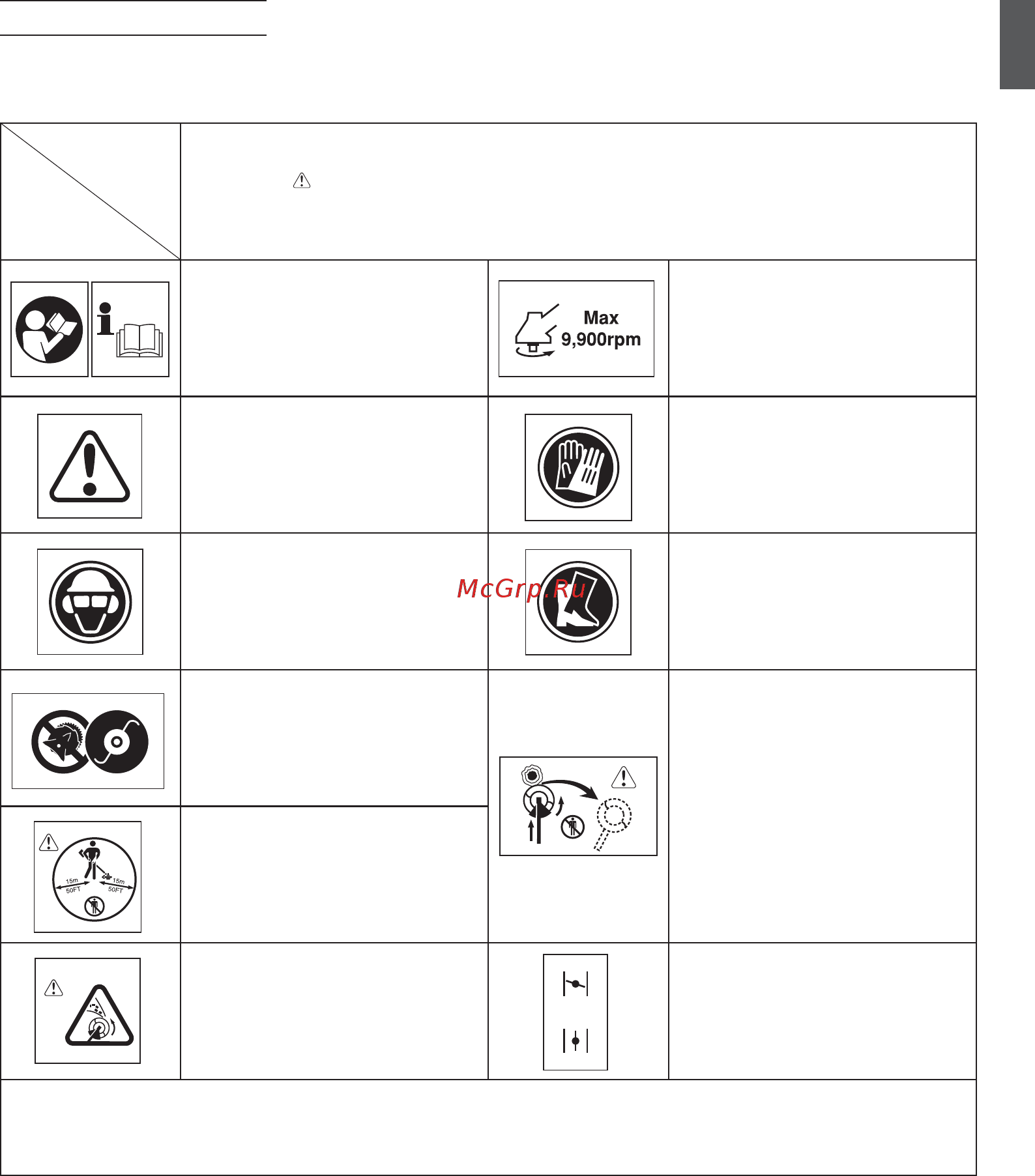 Hitachi CG47EY [5/86] Meanings of symbols