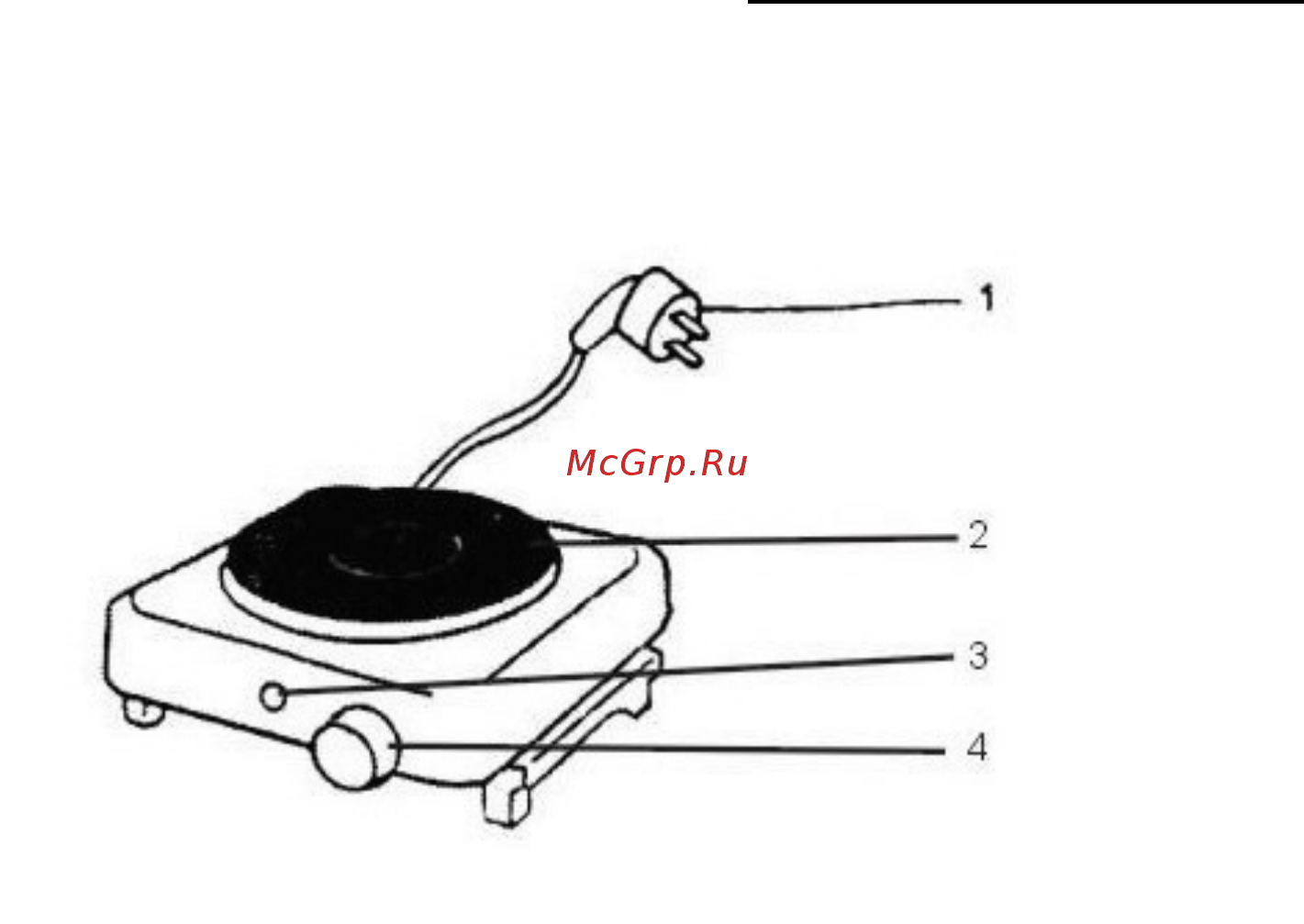 Ginzzu HC-T111 [2/3] Описание электроплитки