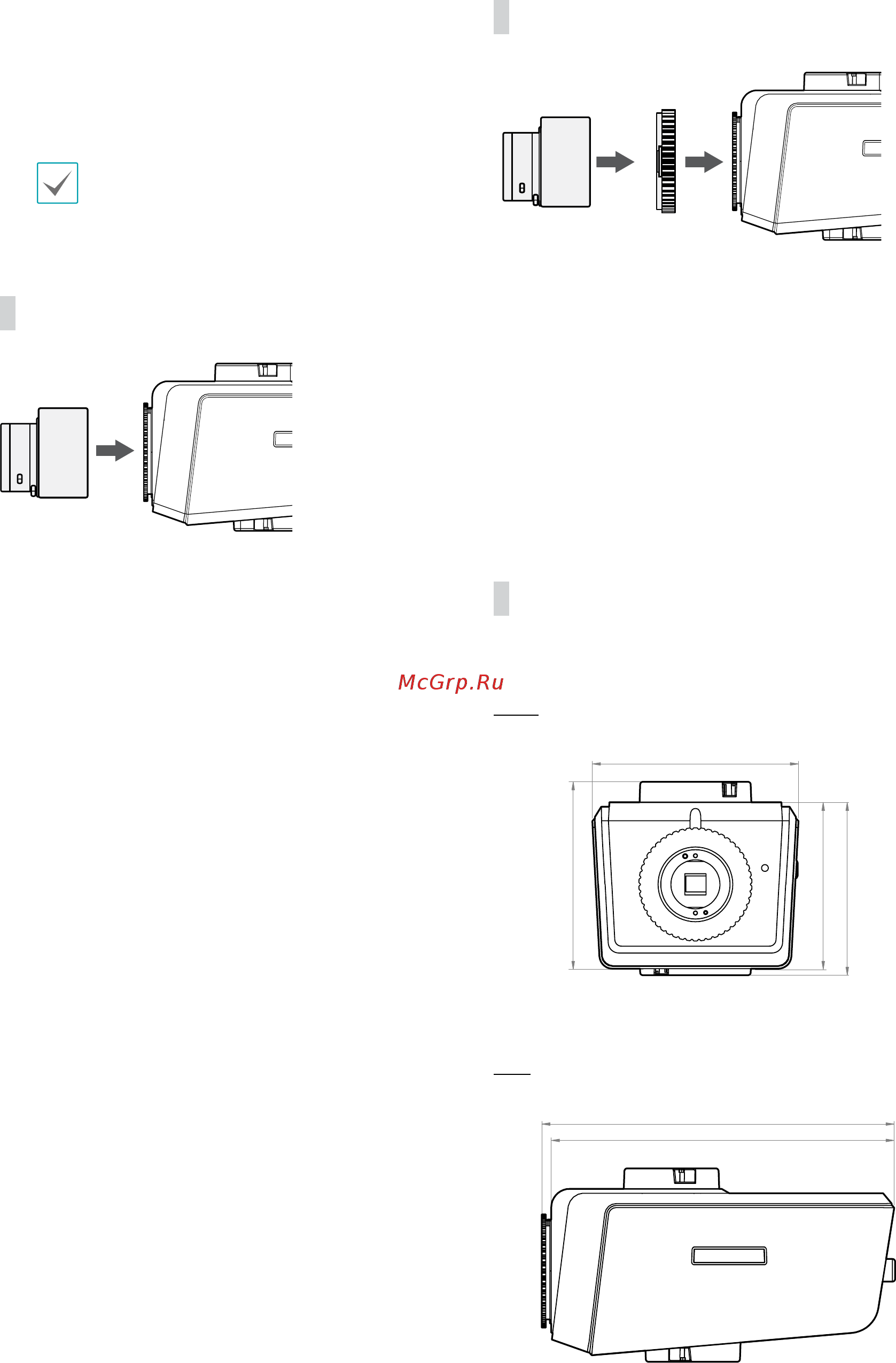 IDIS DC-B3303X [14/20] Cs mount lens