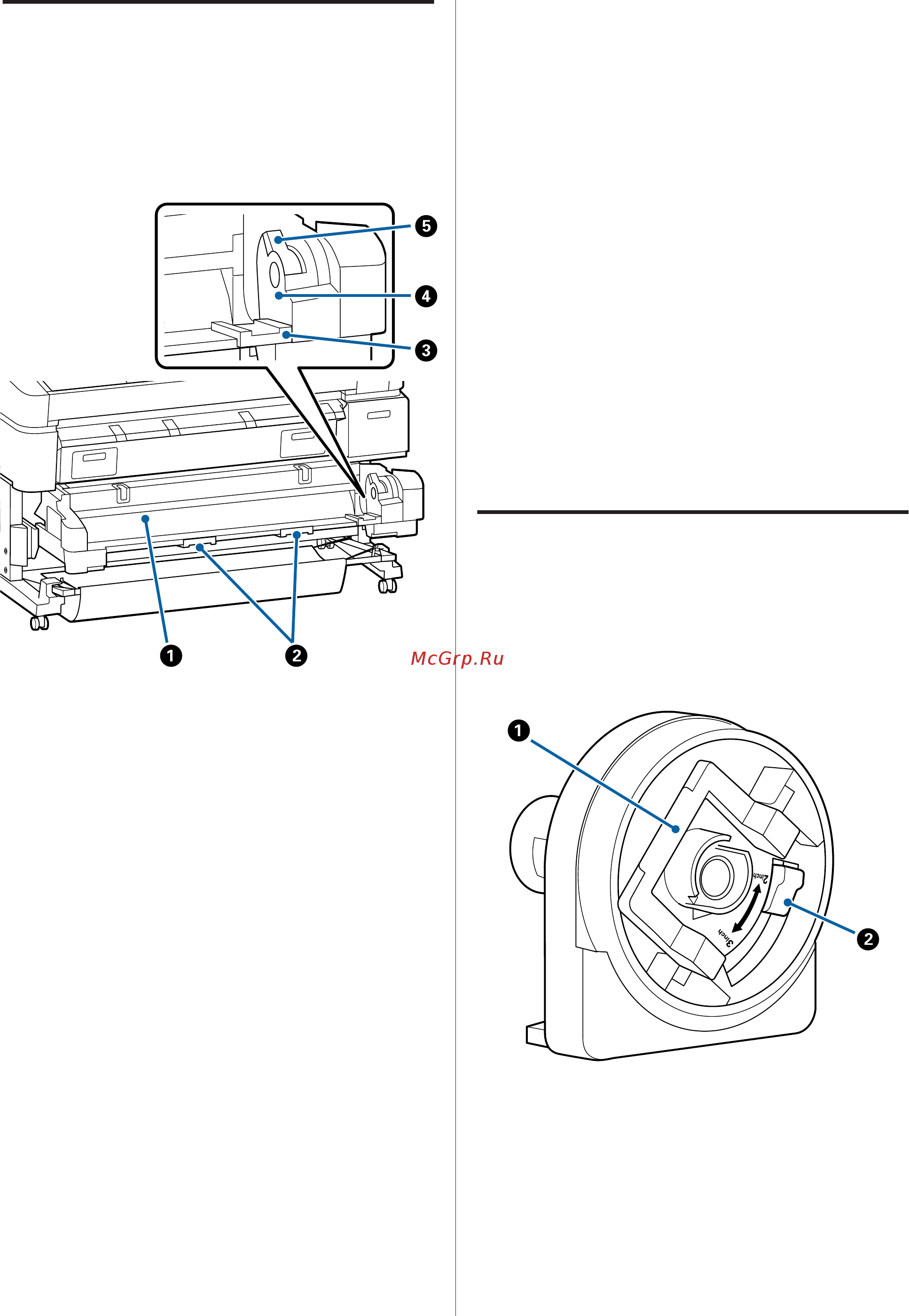 Epson SureColor SC-T3200 А1+ (C11CD66301A1) [15/271] Рулонное устройство 2 sc t7200d series sc t5200d series