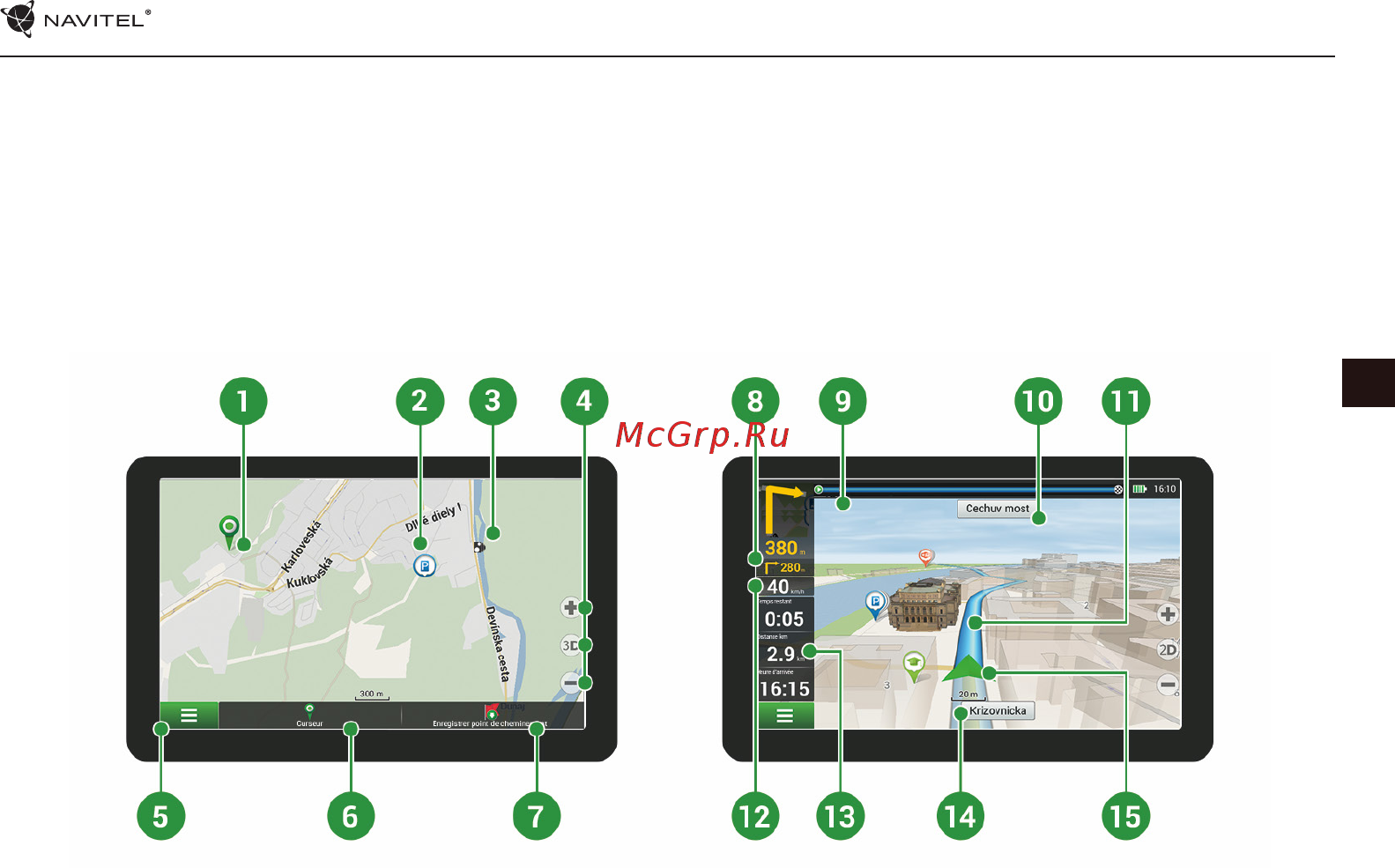 Navitel E700 [103/235] Interface de programme