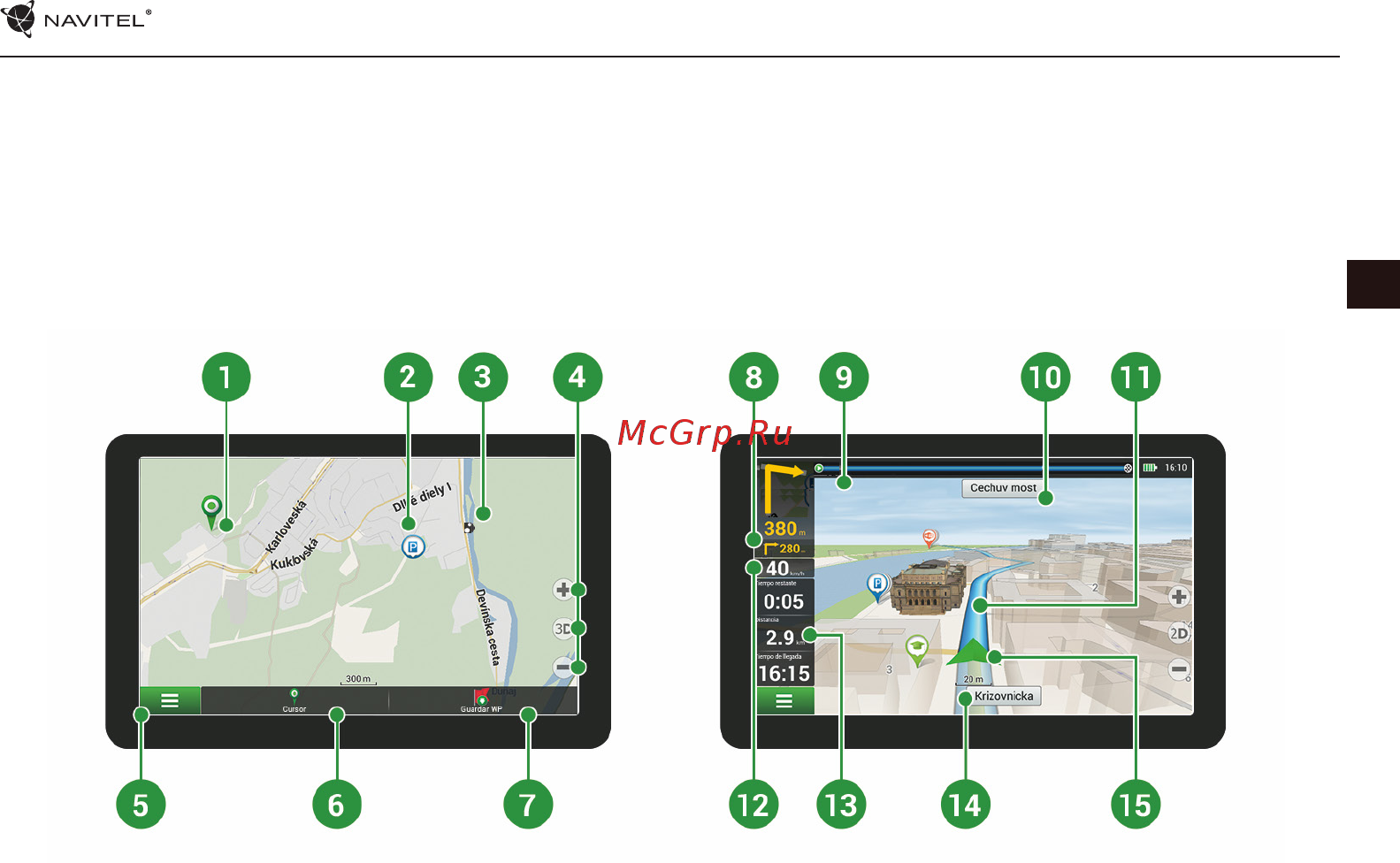 Navitel E700 [75/235] Interfaz de usuario del programa
