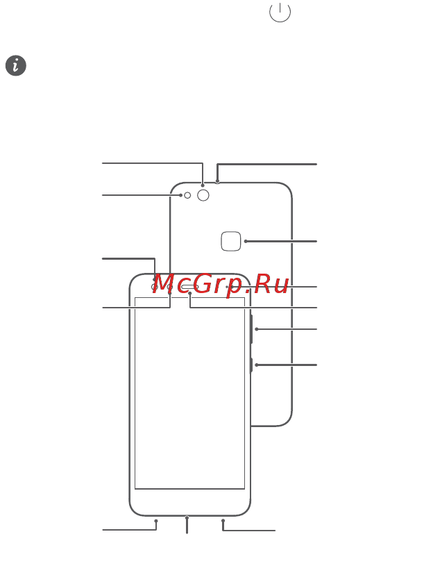 Huawei P10 lite 32Gb Black (WAS-LX1) [3/17] Перед началом работы ознакомьтесь с основными функциями вашего нового устройства