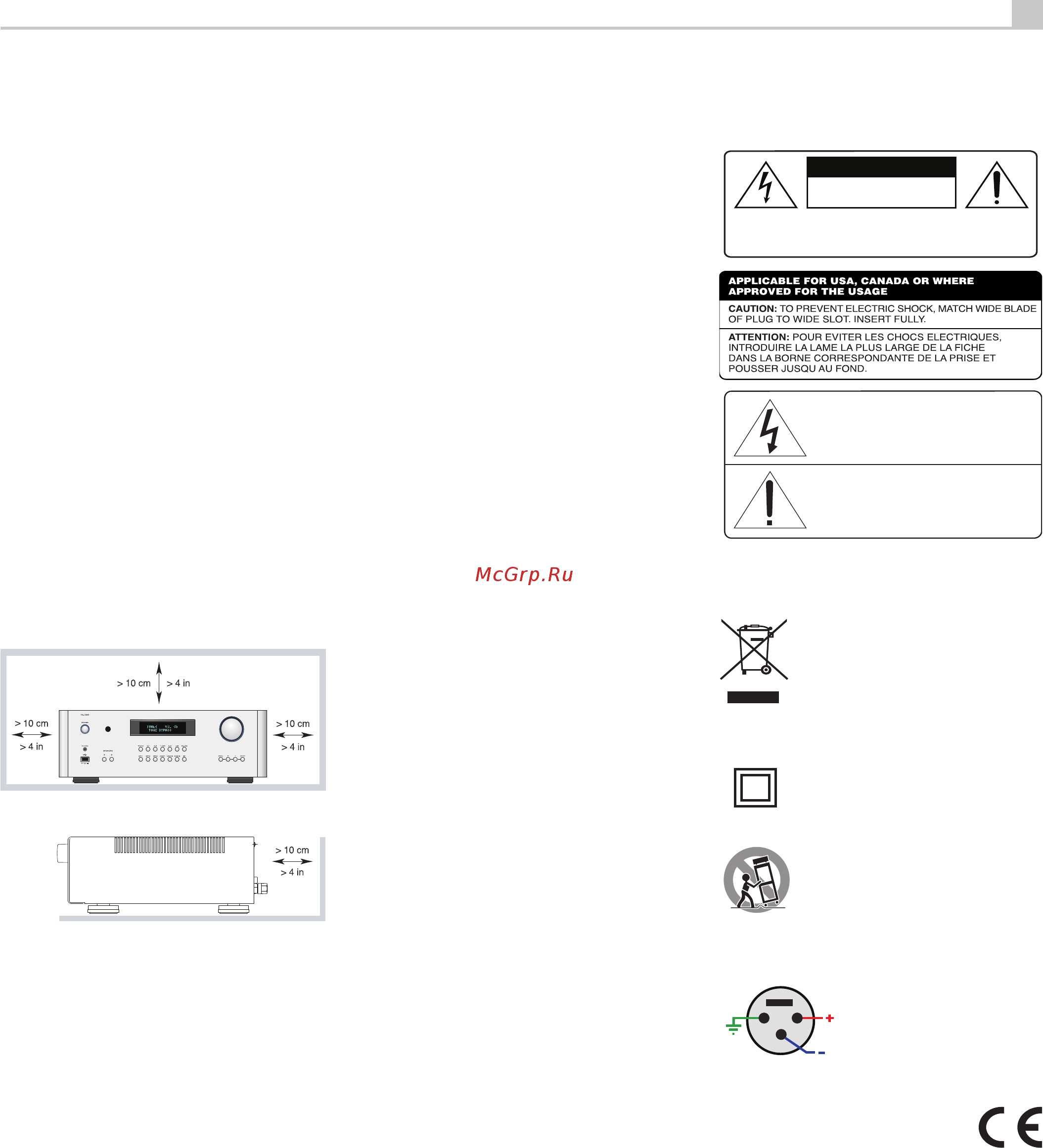Rotel RA-1592 [61/91] Importanti informazioni di sicurezza