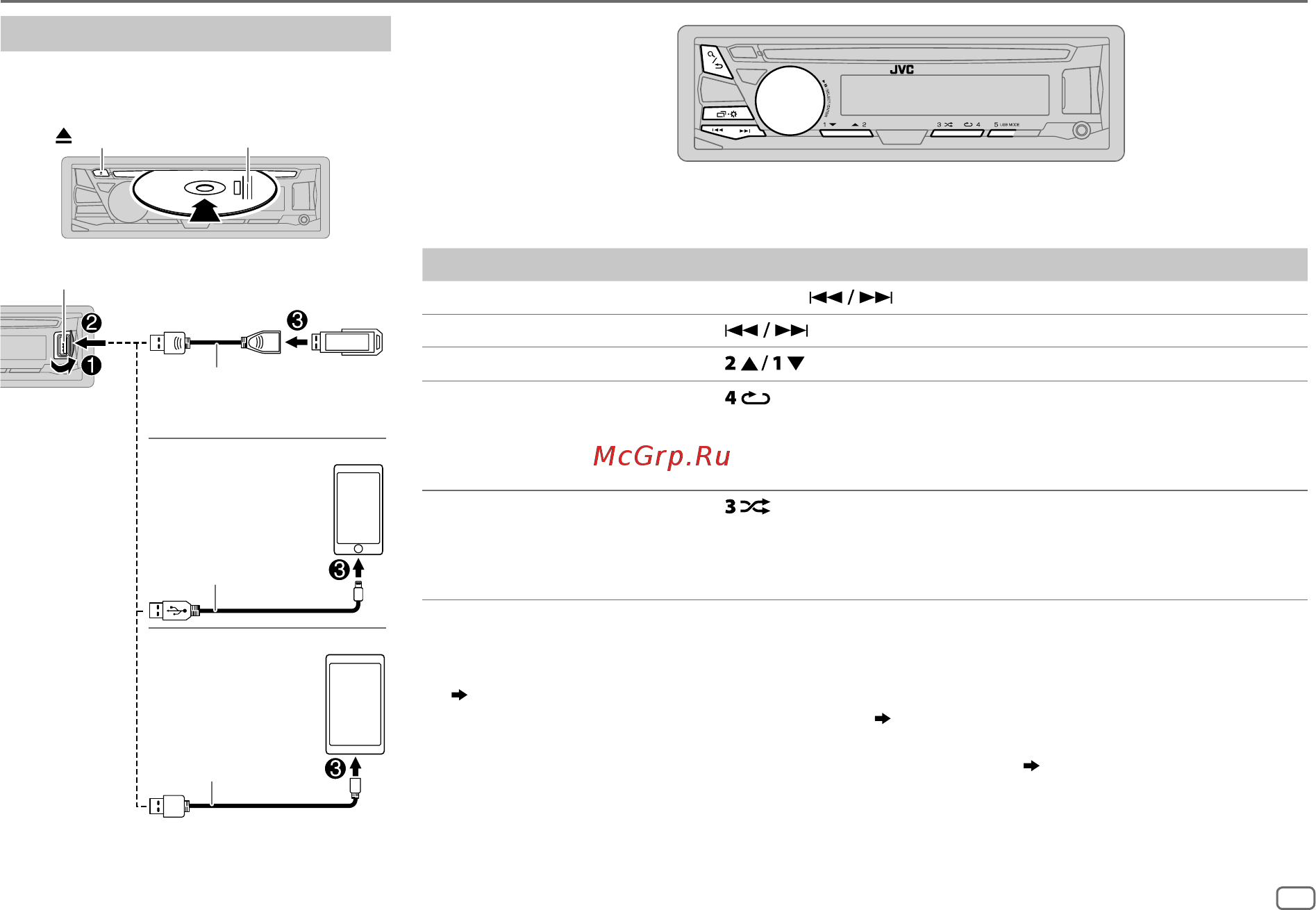 JVC KD-R771BTE [11/112] Cd usb ipod android