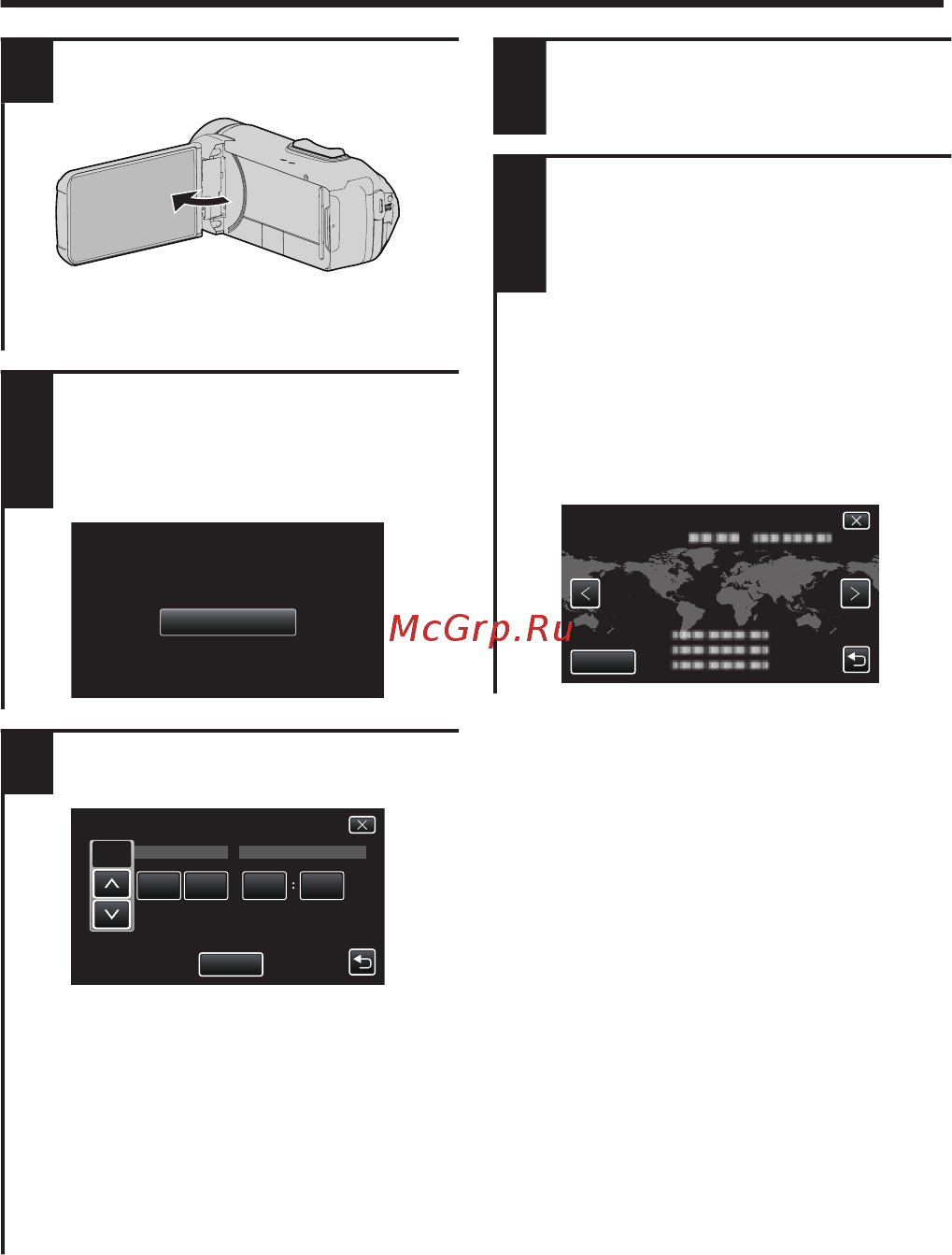 JVC GZ-R435REU [44/92] Ustawianie daty i godziny