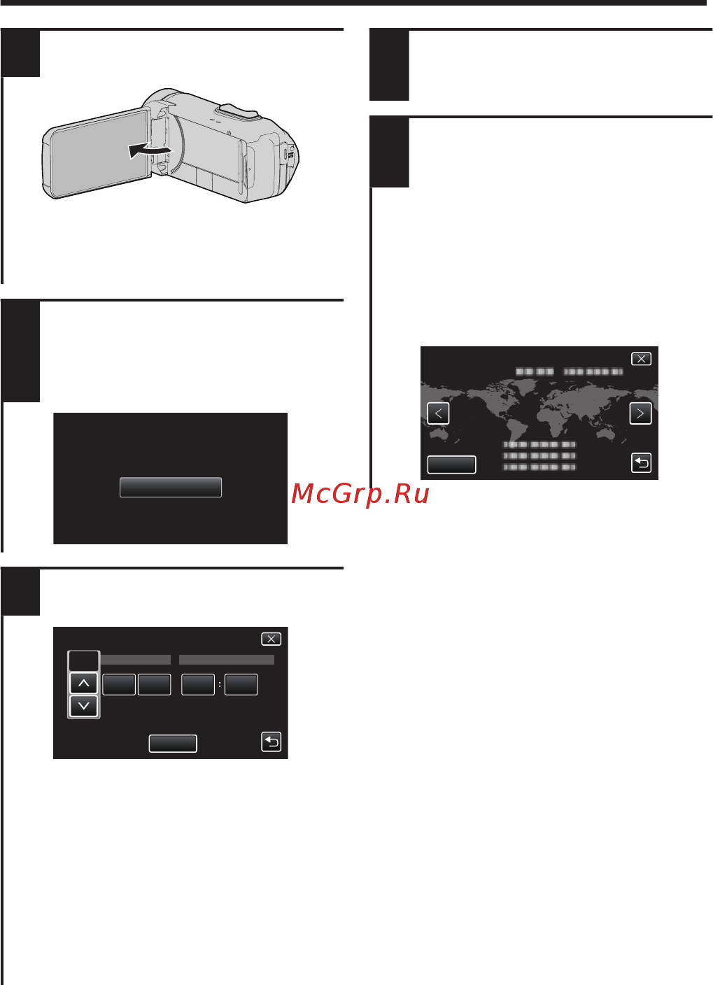 JVC GZ-R435REU [8/92] Datum en tijd instellen