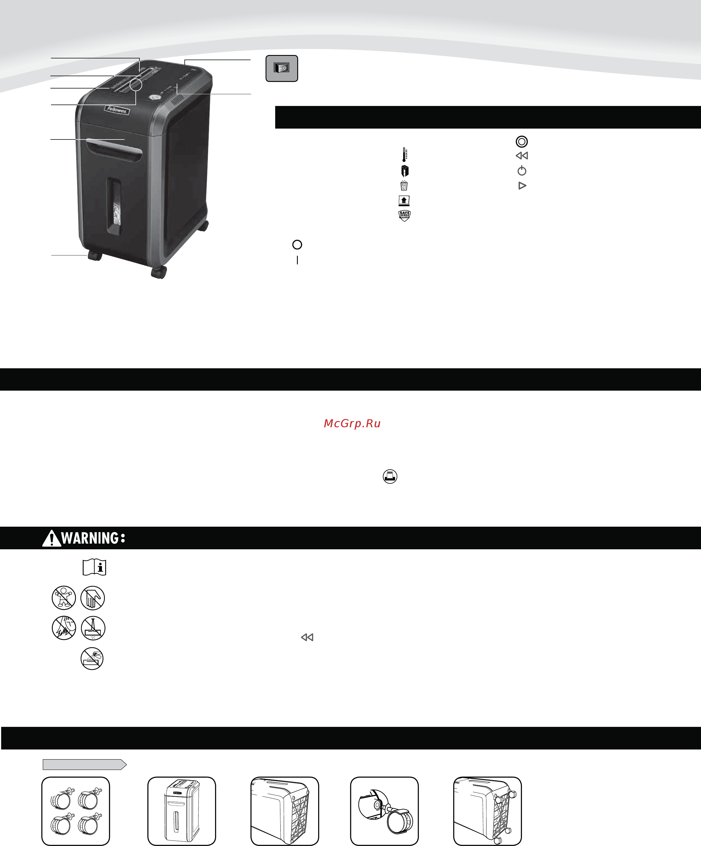 Fellowes Powershred 99Ci [2/76] English