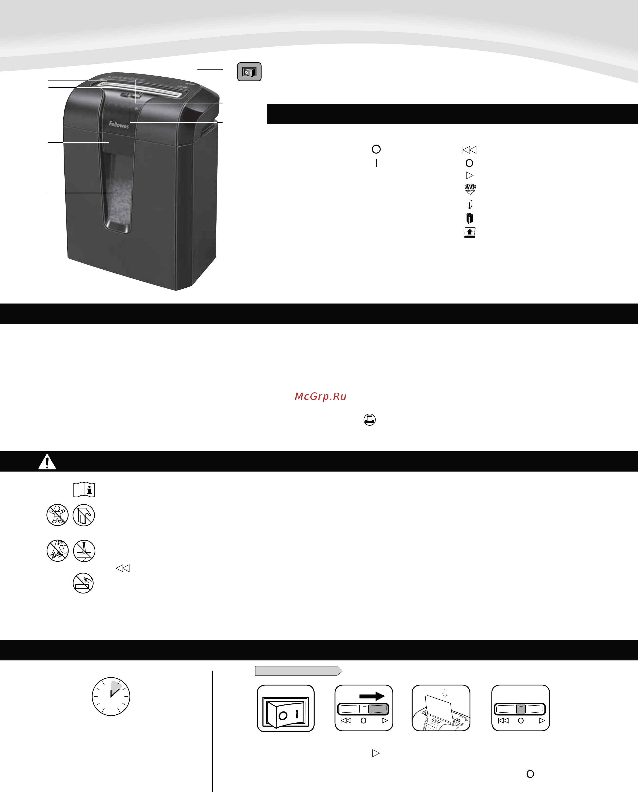 Fellowes Powershred  63Cb [10/44] Italiano